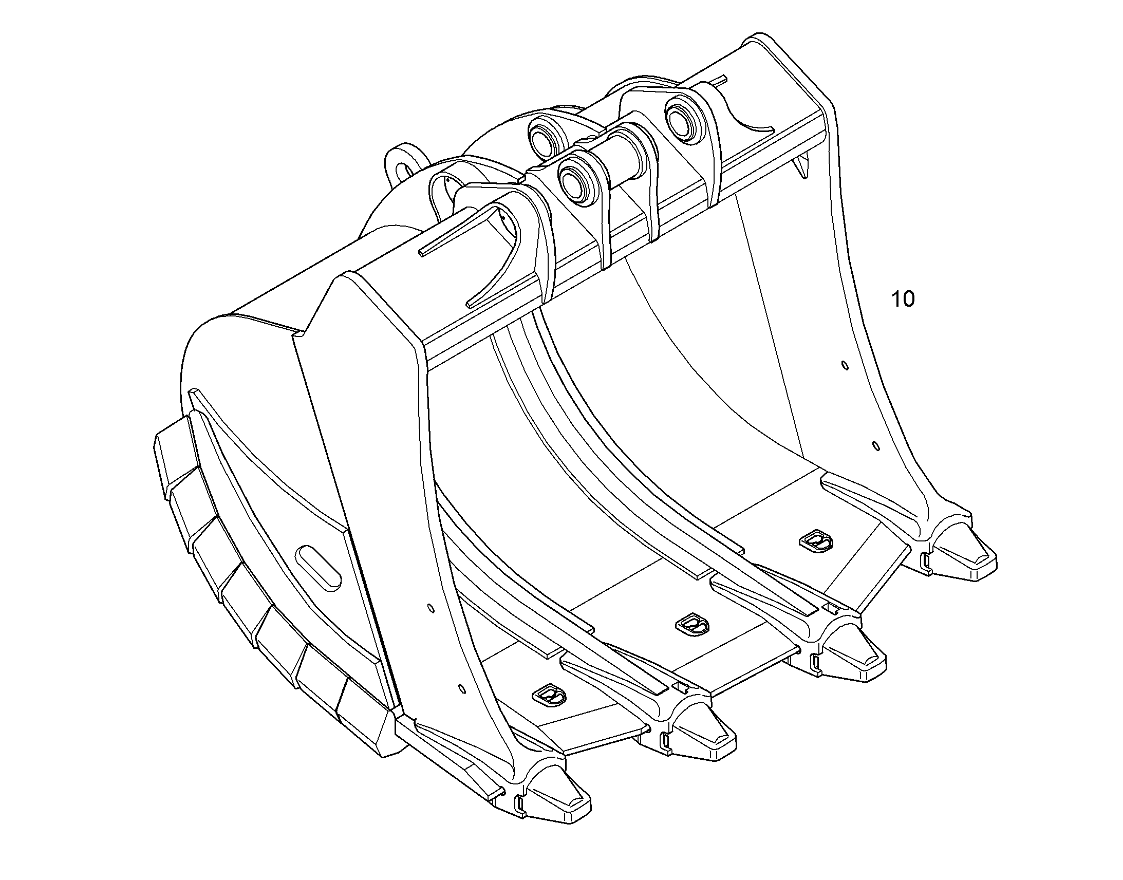 ЛОПАТА ОБРАТНАЯ HDV 10077979 LIEBHERR
