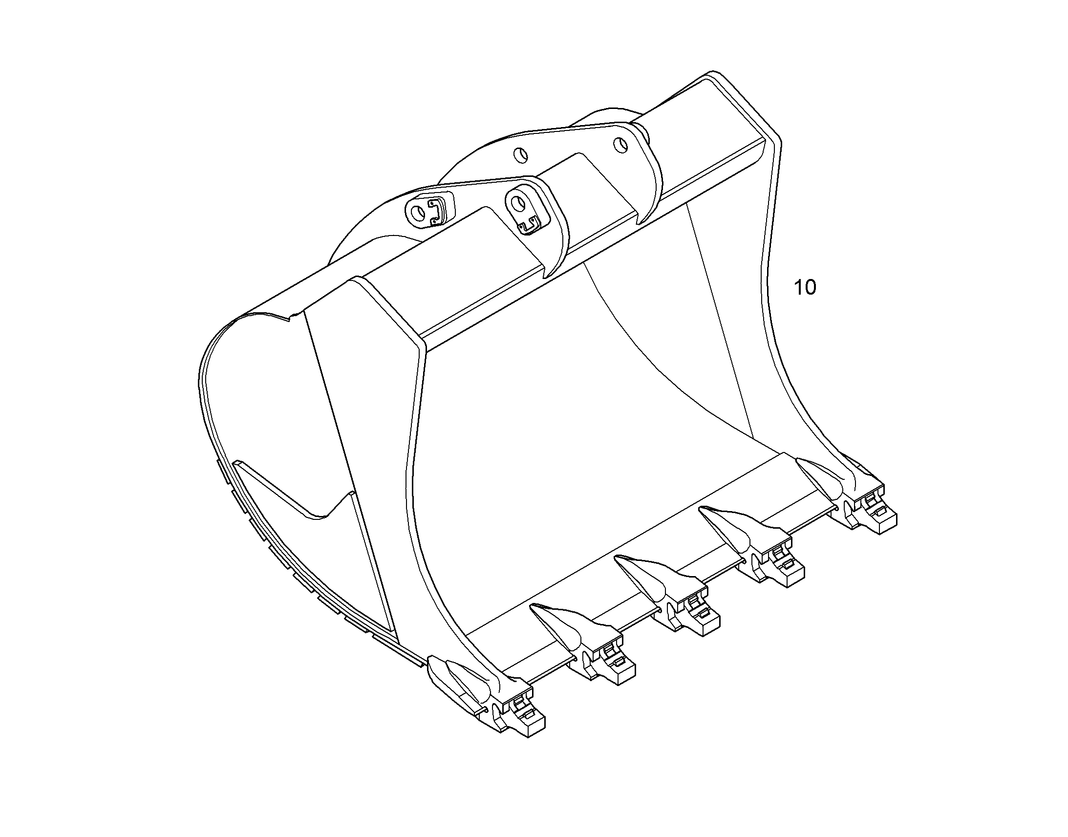 ЛОПАТА ОБРАТНАЯ HDL 10077814 LIEBHERR