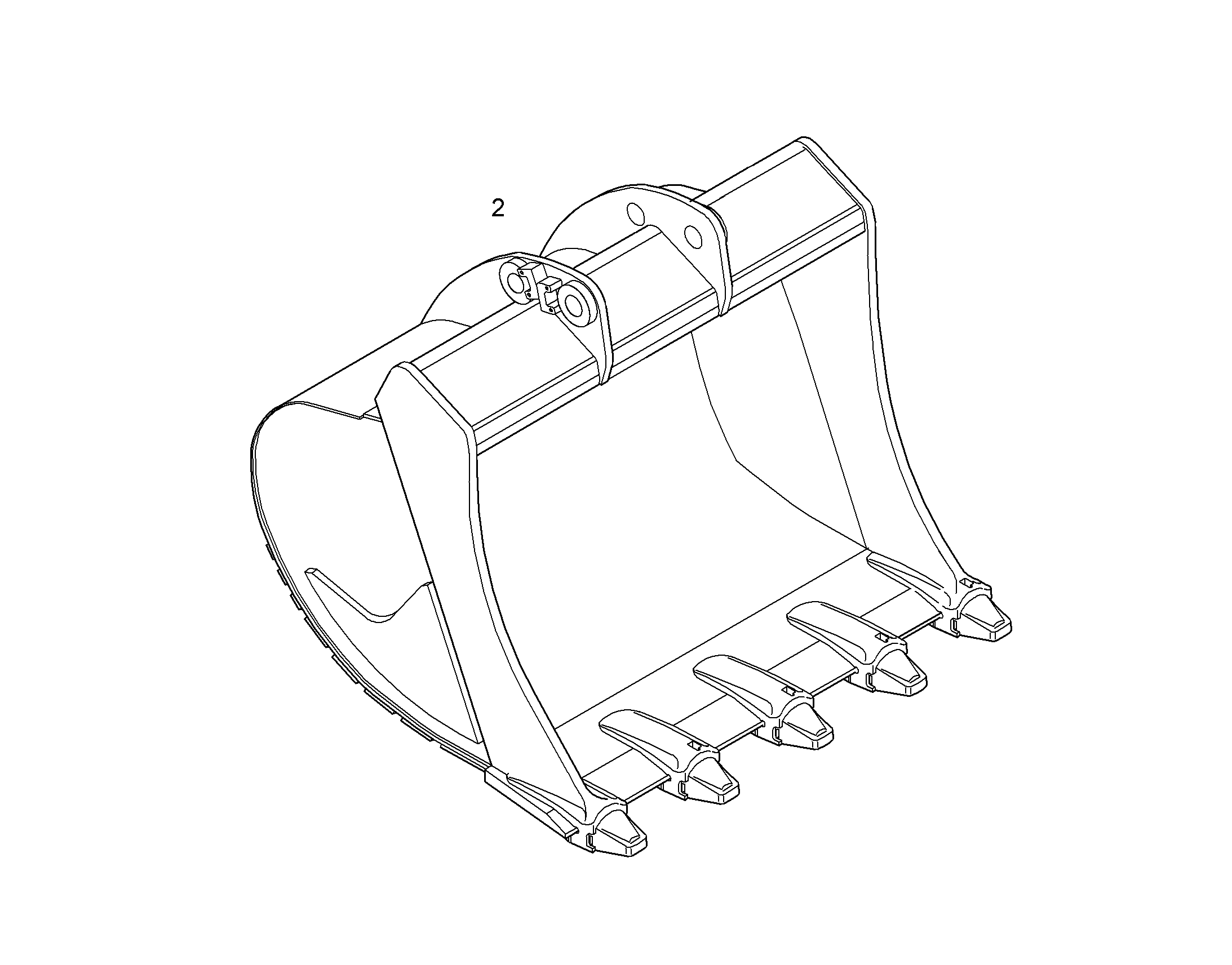 ЛОПАТА ОБРАТНАЯ HDL 10068284 LIEBHERR