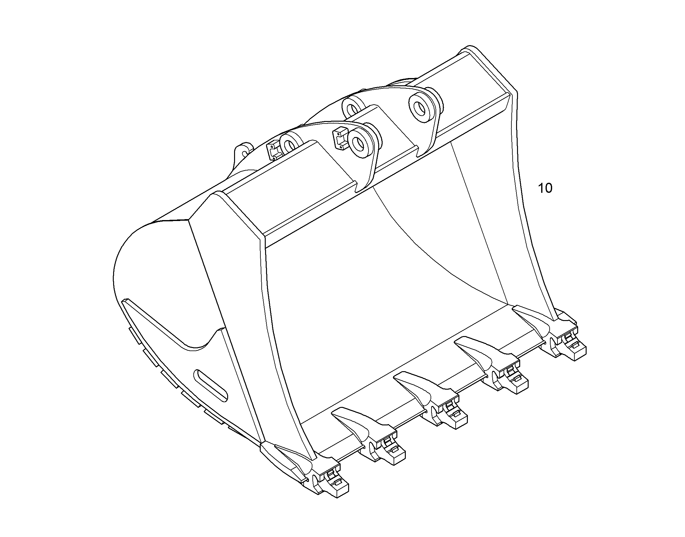 ЛОПАТА ОБРАТНАЯ HDL 10078390 LIEBHERR