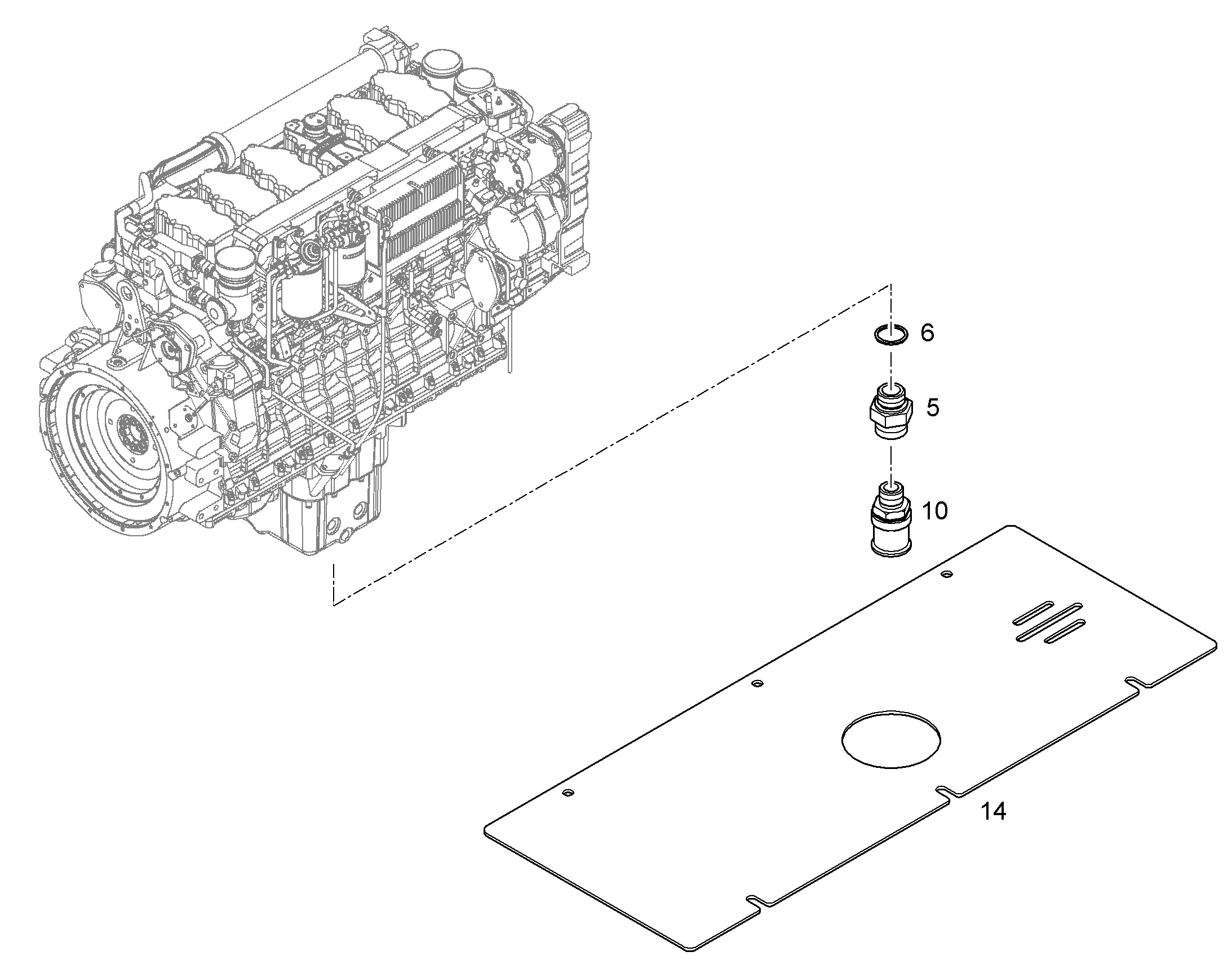 КРЫШКА 10079654 LIEBHERR