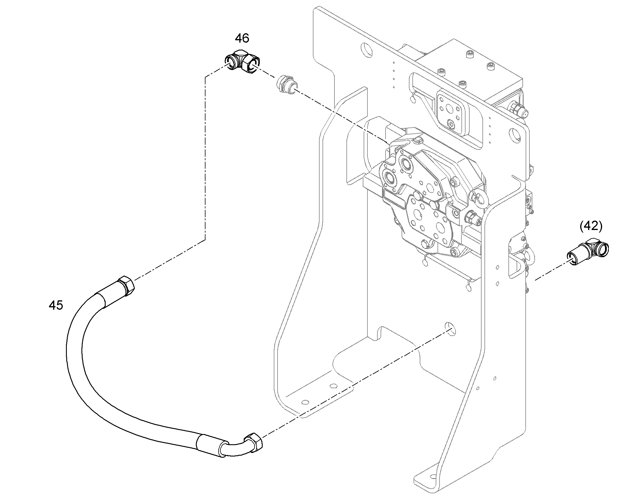 ШЛАНГ 25X710 10347210 LIEBHERR