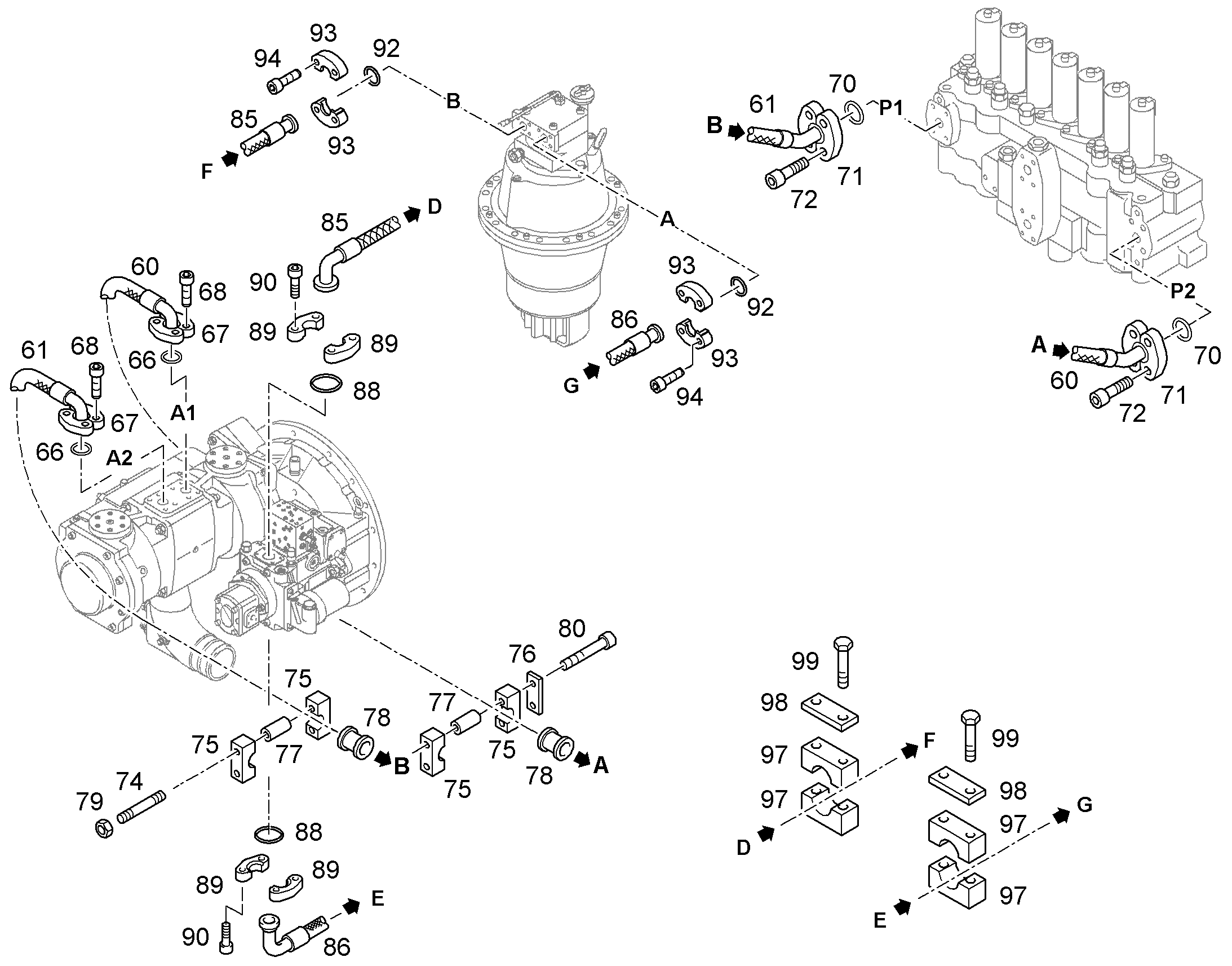 ШЛАНГ 25X2750 5614347 LIEBHERR