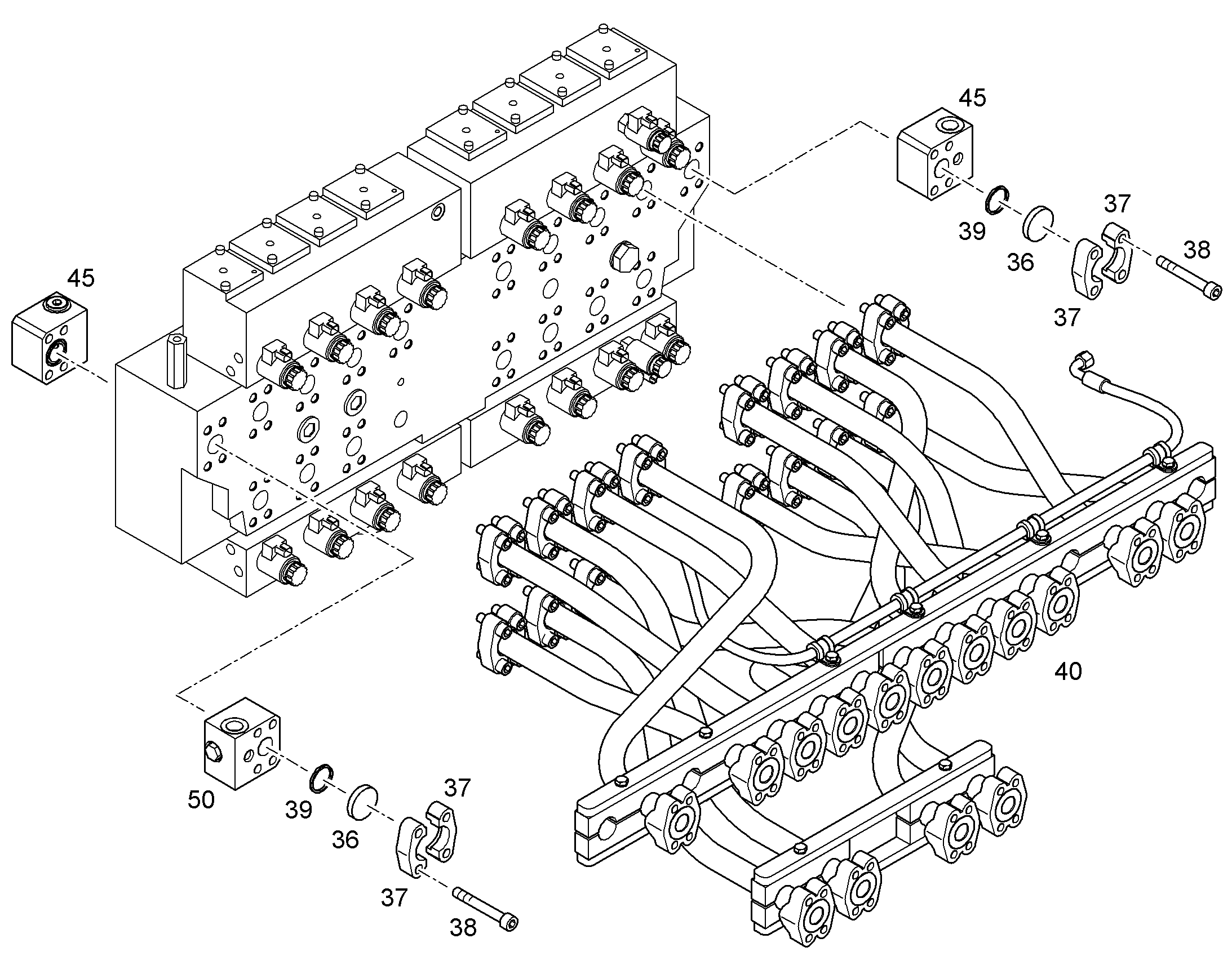 ЛИНИЯ НАПОРНАЯ 10065344 LIEBHERR