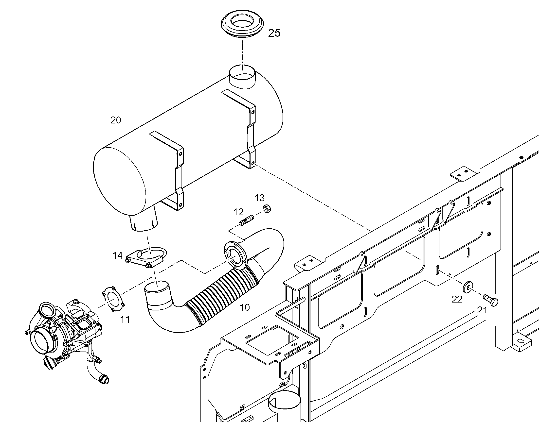 ШУМОГЛУШИТЕЛЬ 10471693 LIEBHERR