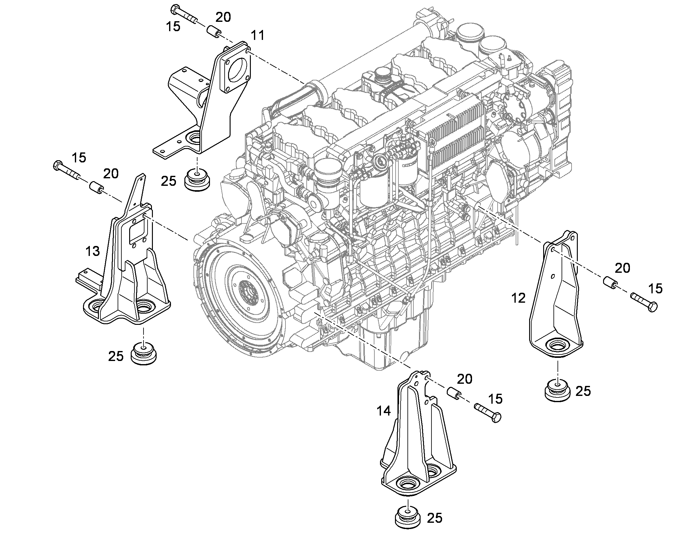 КОНСОЛЬ СЗАДИ СЛЕВА 10389535 LIEBHERR