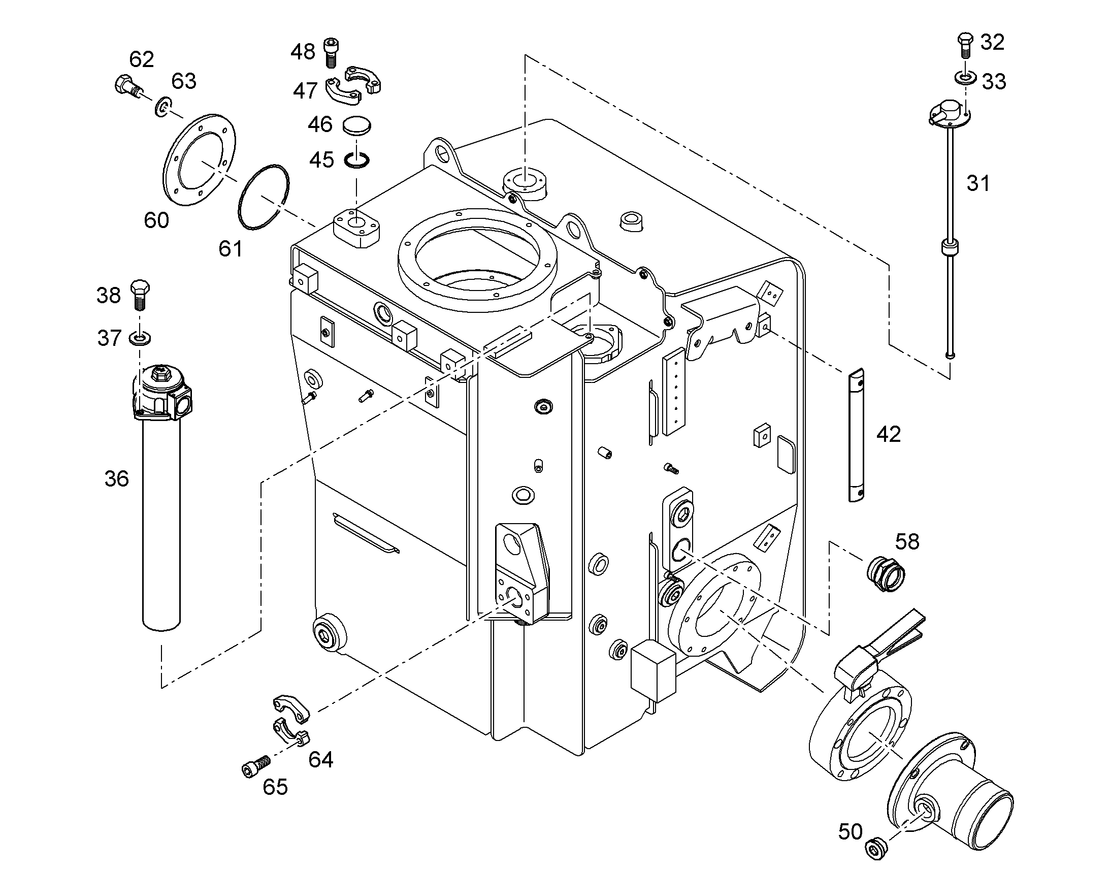 ТРУБОПРОВОД СЛИВА МАСЛА 60µm 10332365 LIEBHERR