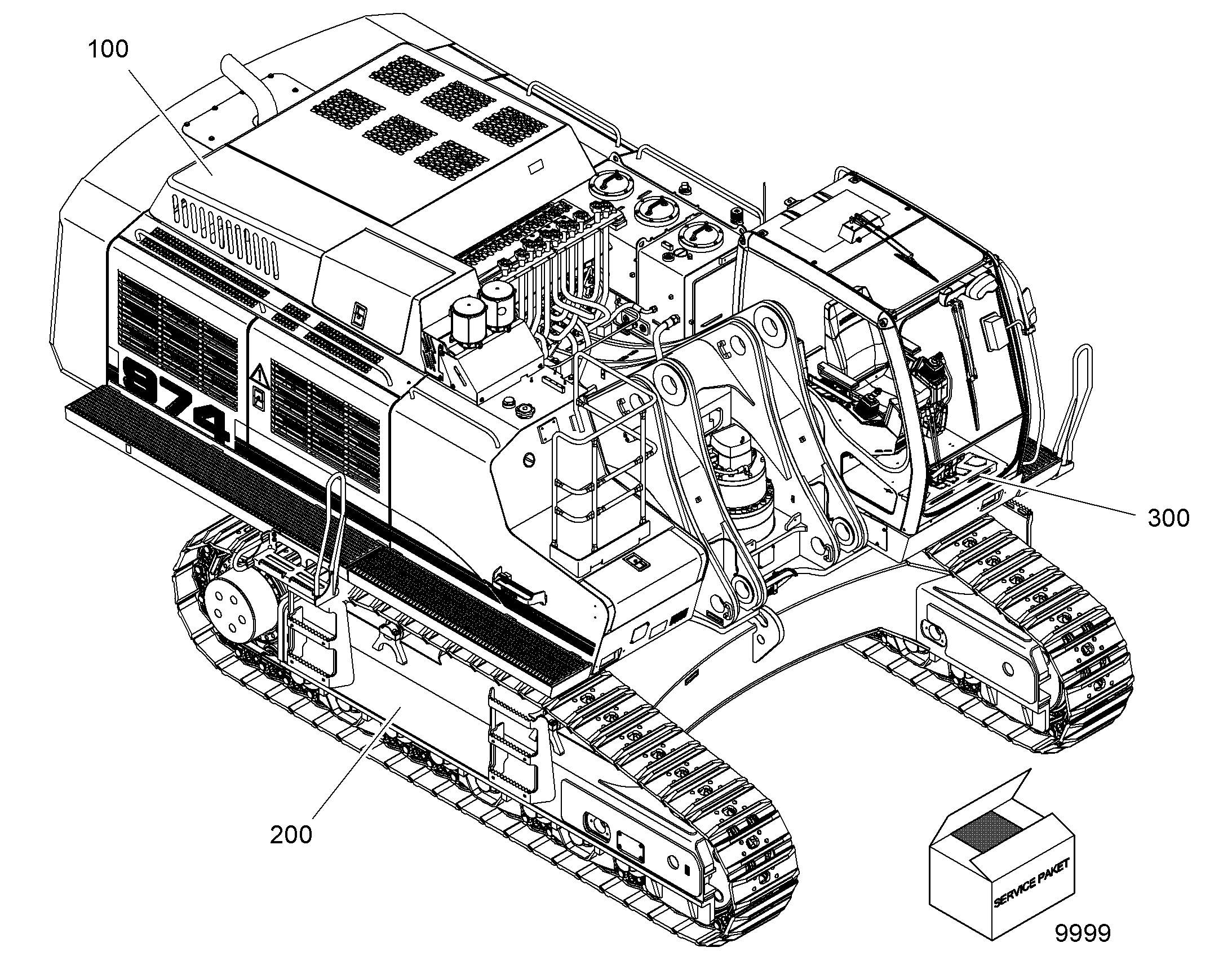 ШАССИ, КОМПЛЕКТ 10371641 LIEBHERR