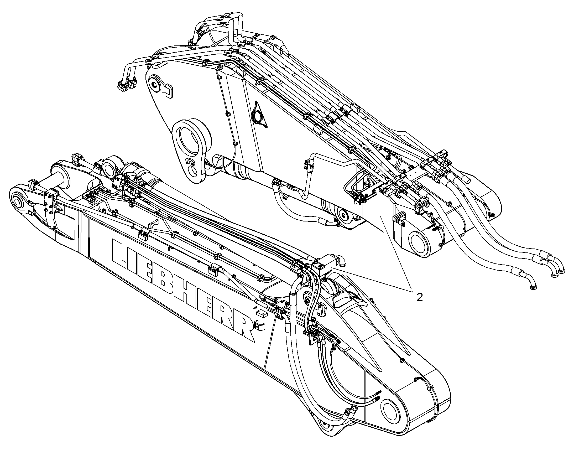 ЗАЩ.ТРУБЫ ЦИЛ.РУК. 10068220 LIEBHERR