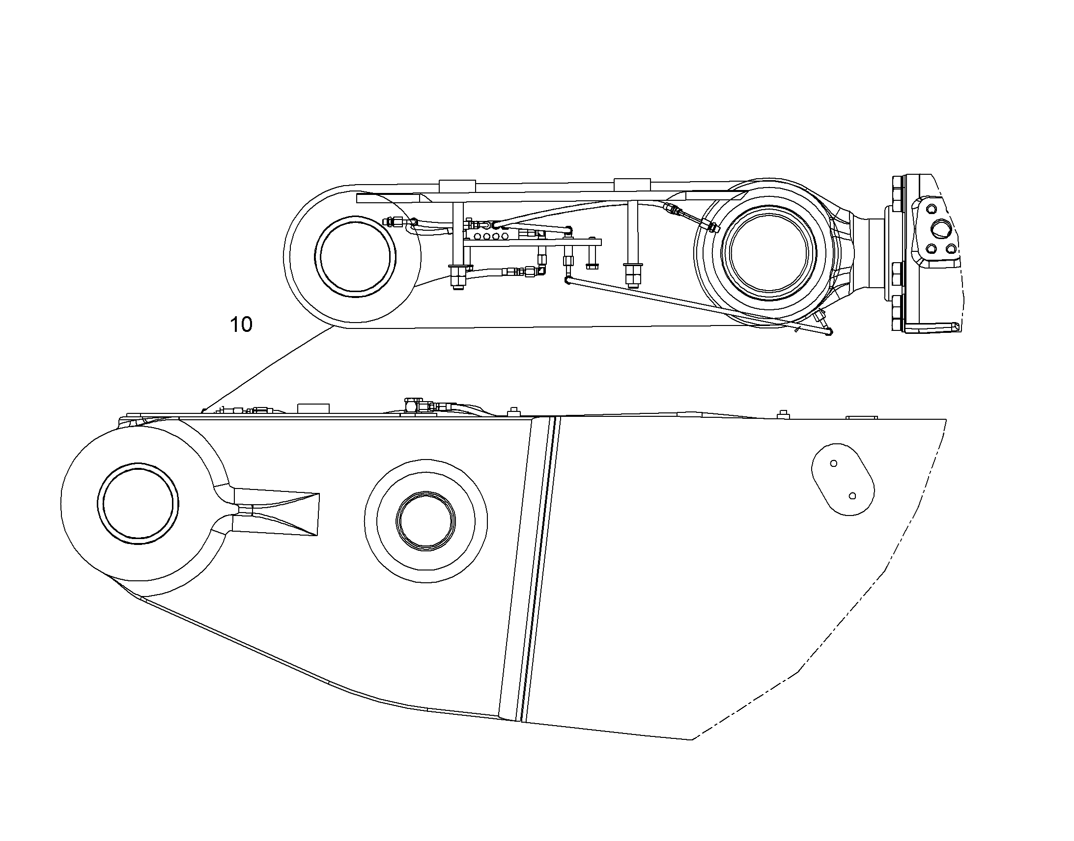 ЛИНИЯ КОВША СМАЗОЧНАЯ 10072193 LIEBHERR