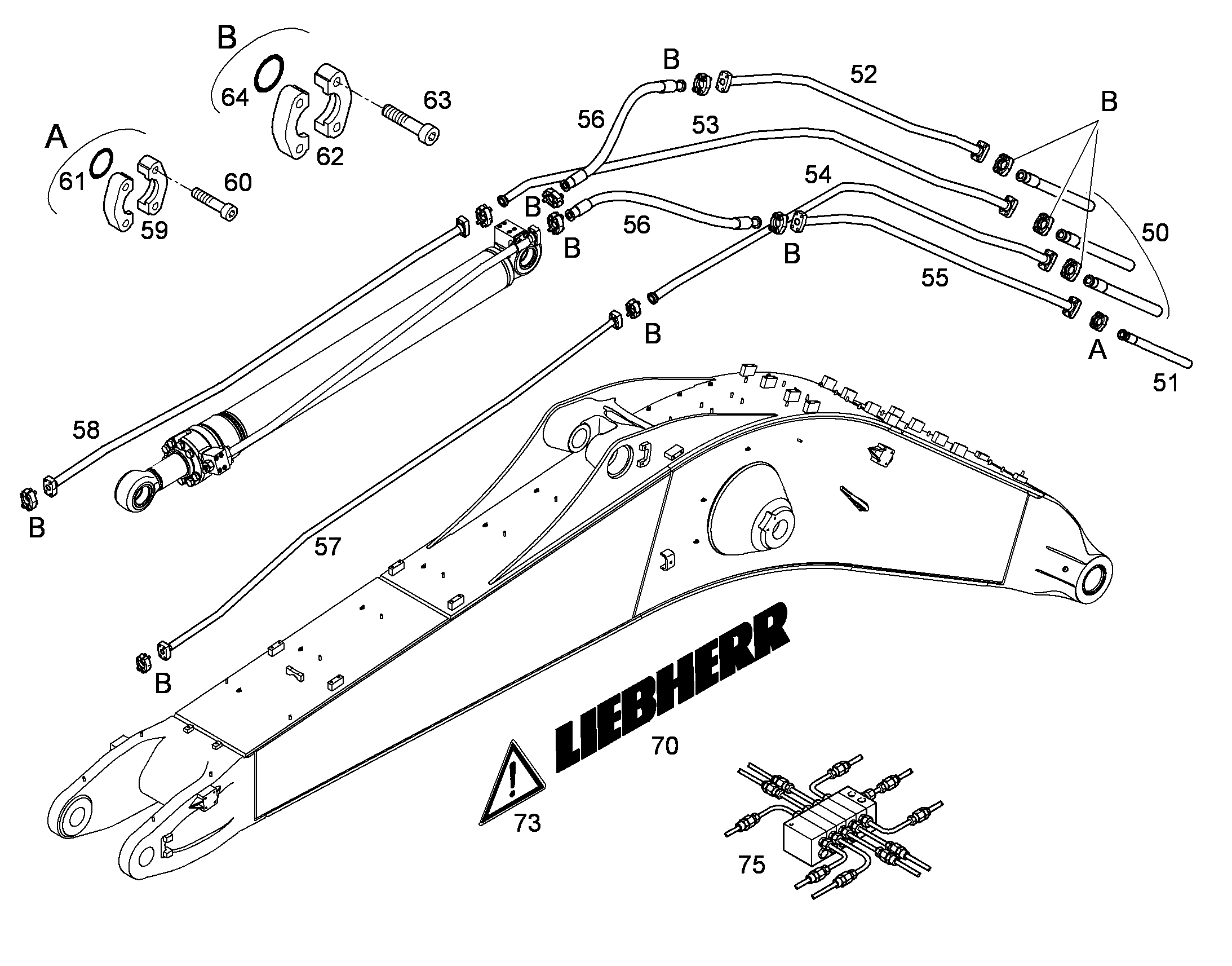 ЦЕНТРАЛИЗОВАННАЯ СМАЗКА 10074253 LIEBHERR