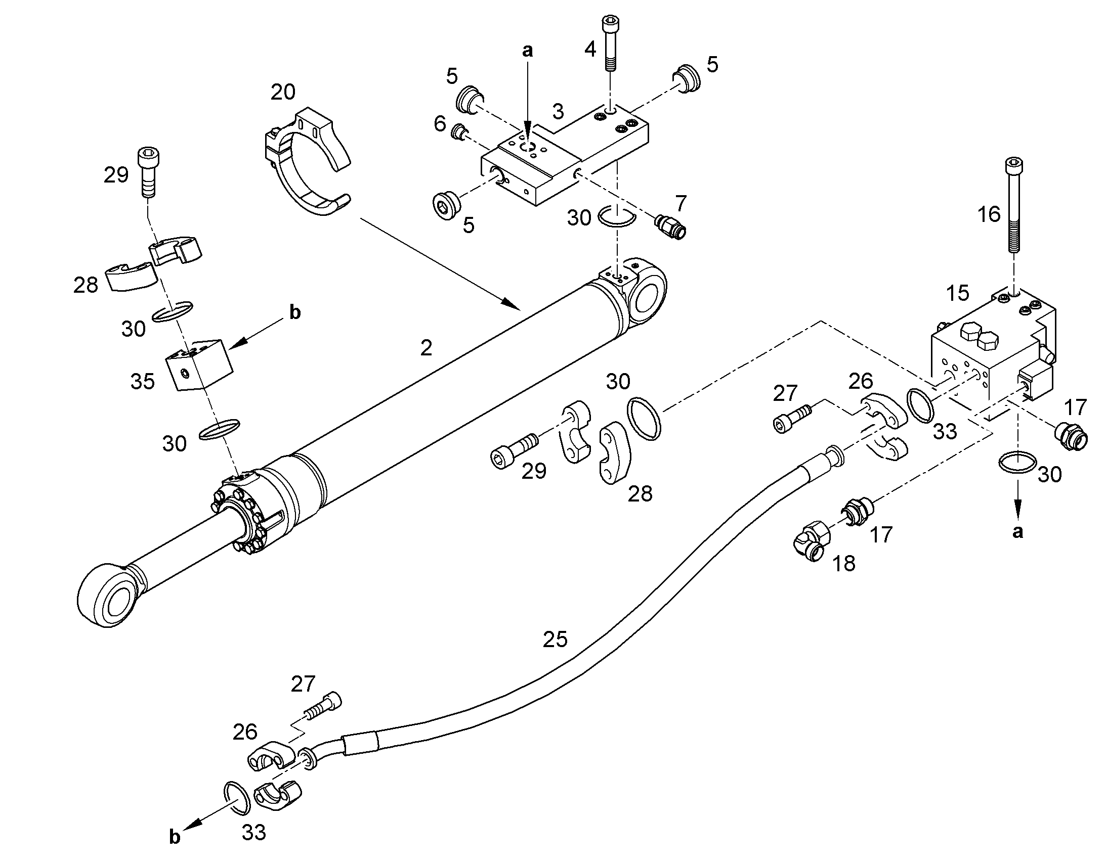 ШЛАНГ 25X1545 10411422 LIEBHERR