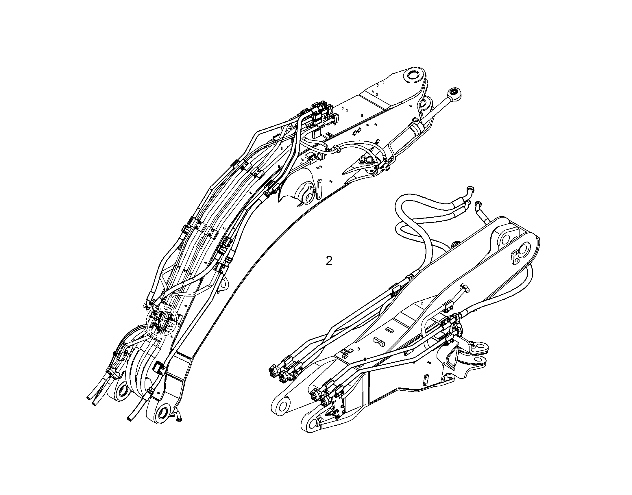 ПРОВОДКА МОНТАЖ AHS 10076641 LIEBHERR