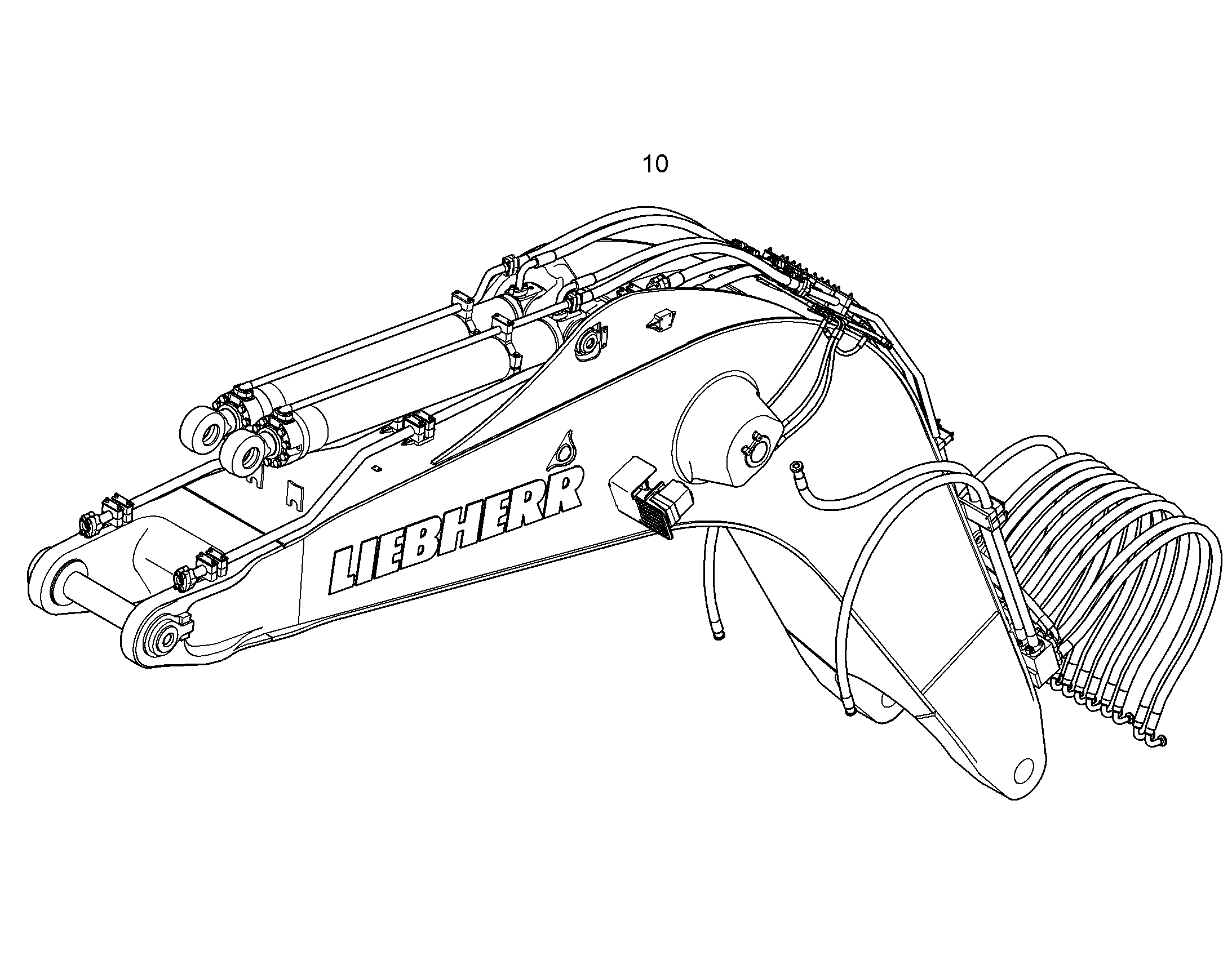 СТРЕЛА ОДНОКОРПУСНАЯ 7.2M 10073768 LIEBHERR