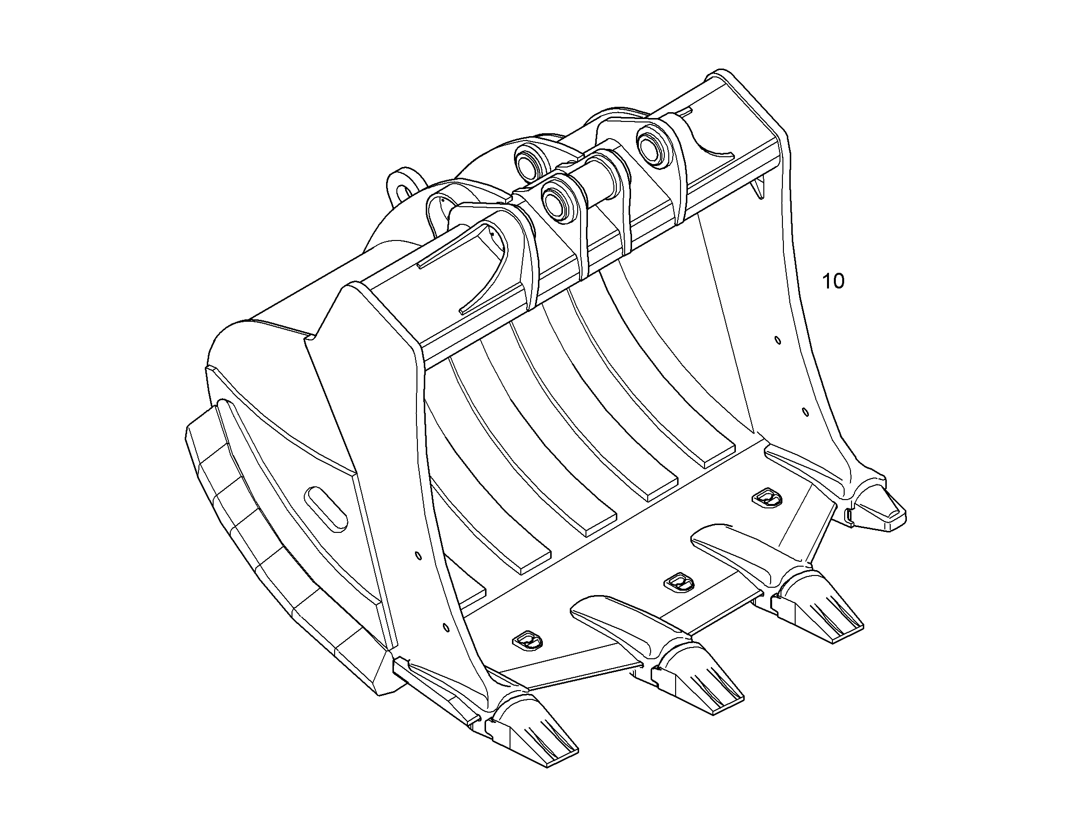 ЛОПАТА ОБРАТНАЯ HDV 10081088 LIEBHERR