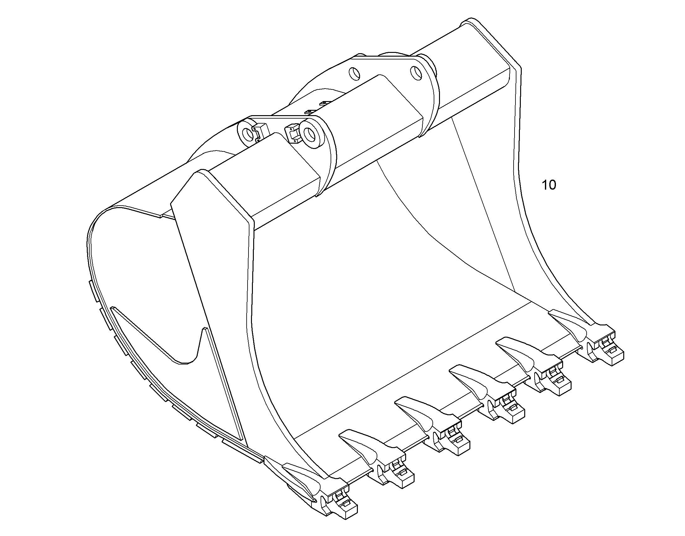 ЛОПАТА ОБРАТНАЯ HDL 10076370 LIEBHERR