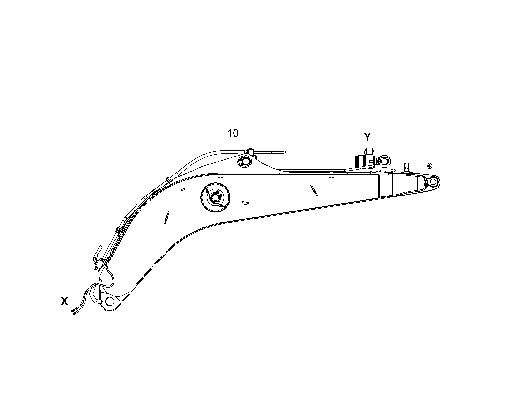 ПРОВОДКА ПРИВОД МЕХ. ПОВОРОТА 10080536 LIEBHERR