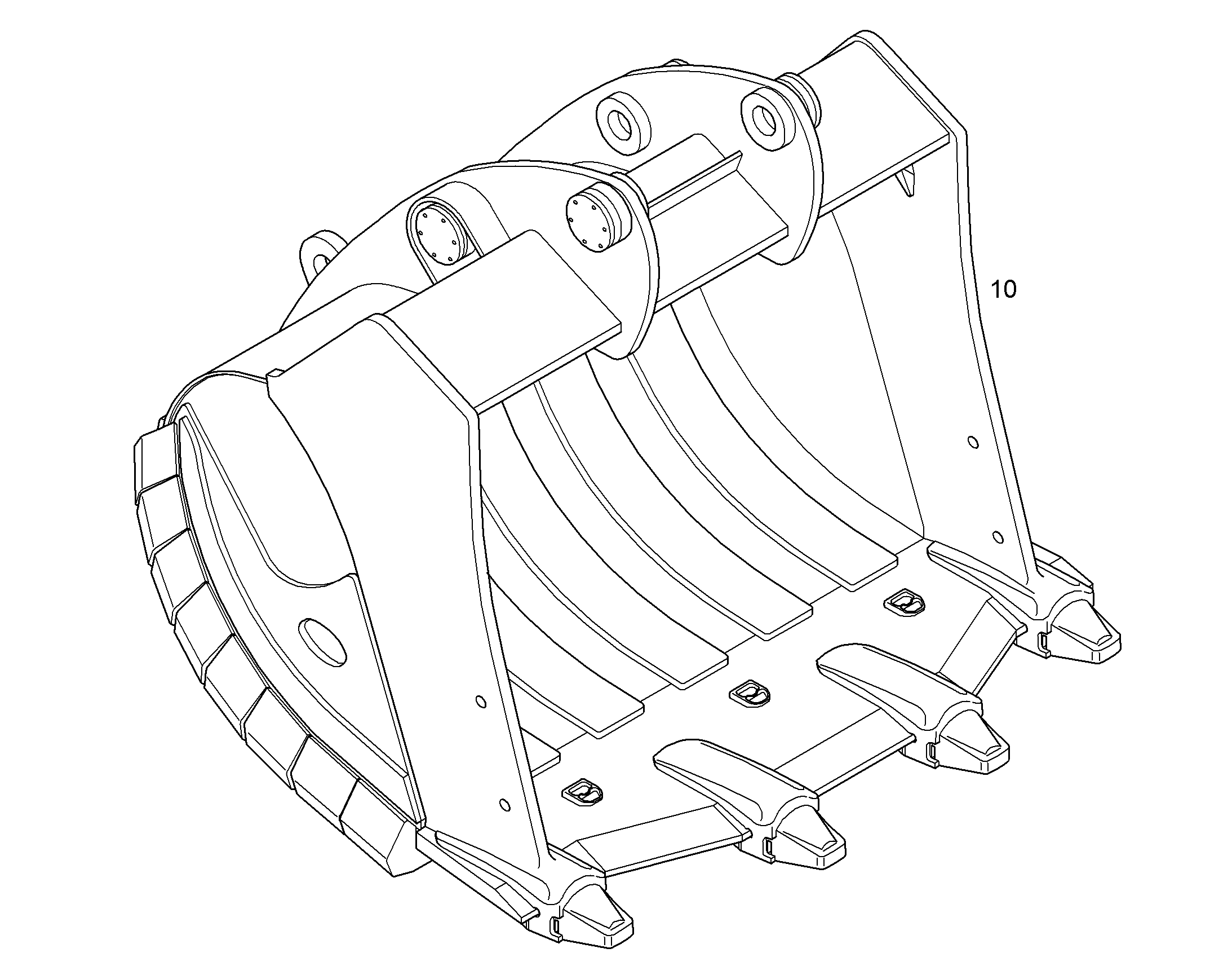 ЛОПАТА ОБРАТНАЯ HDV 10389665 LIEBHERR