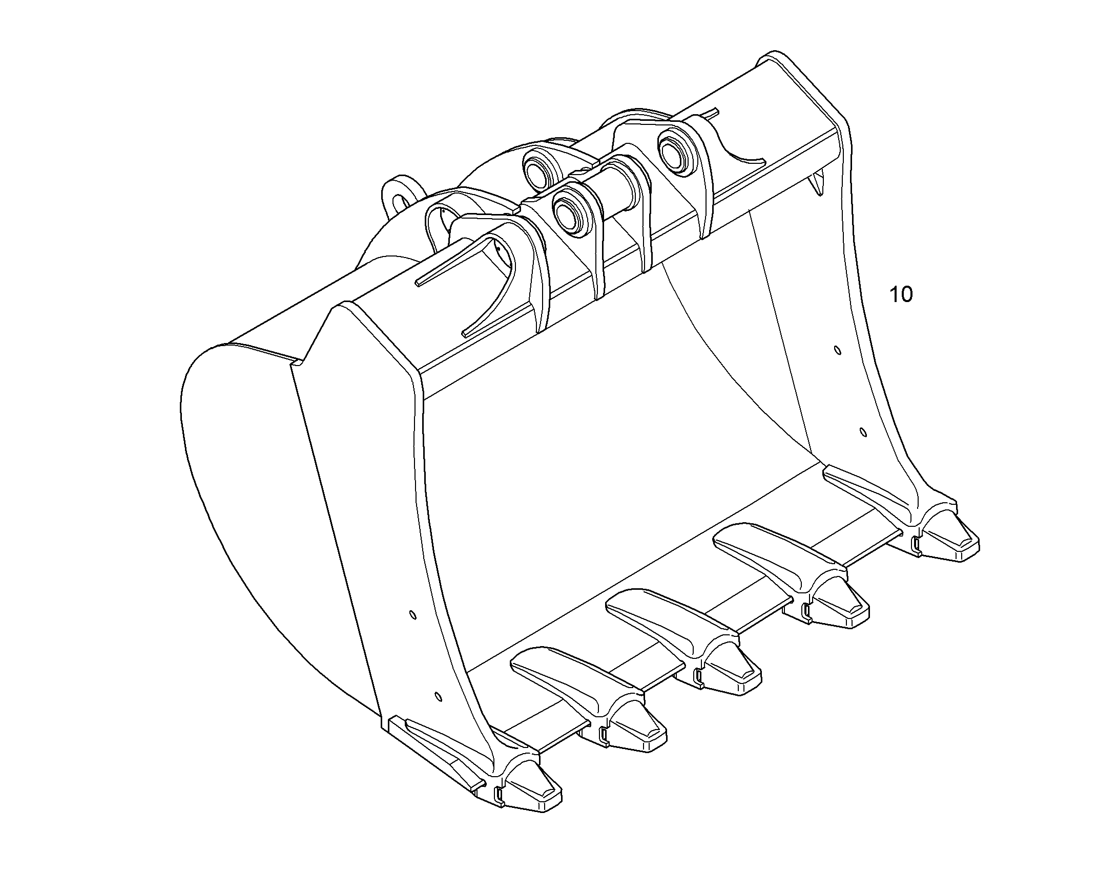 ЛОПАТА ОБРАТНАЯ 10082151 LIEBHERR