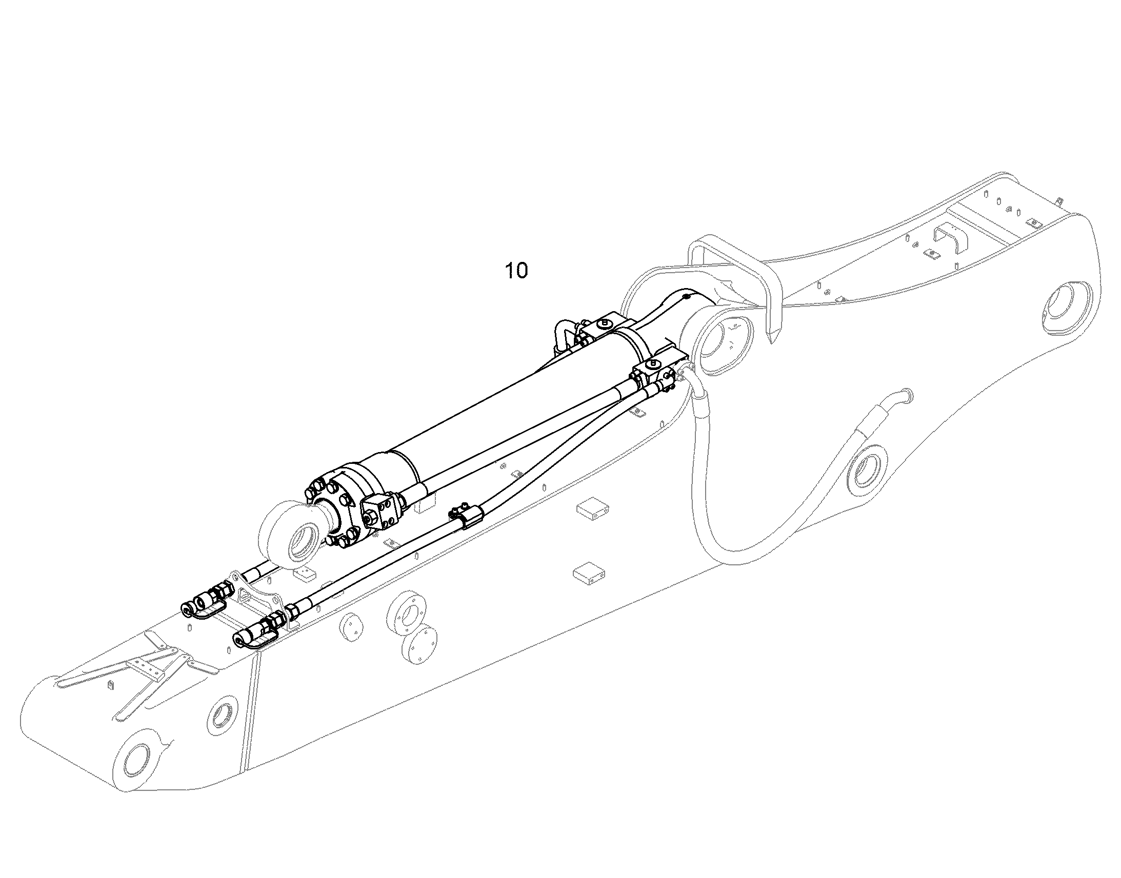 ПРОВОДКА ПРИВОД ГРЕЙФЕРА 10078913 LIEBHERR