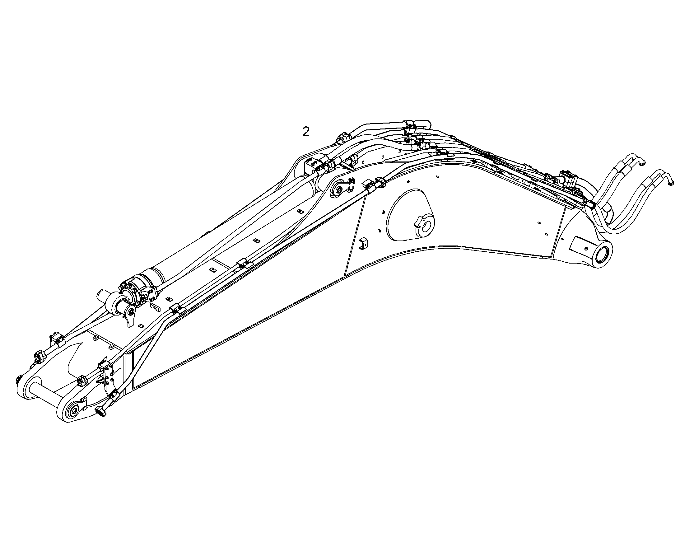 ПРОВОДКА МОНТАЖ AHS 10075865 LIEBHERR