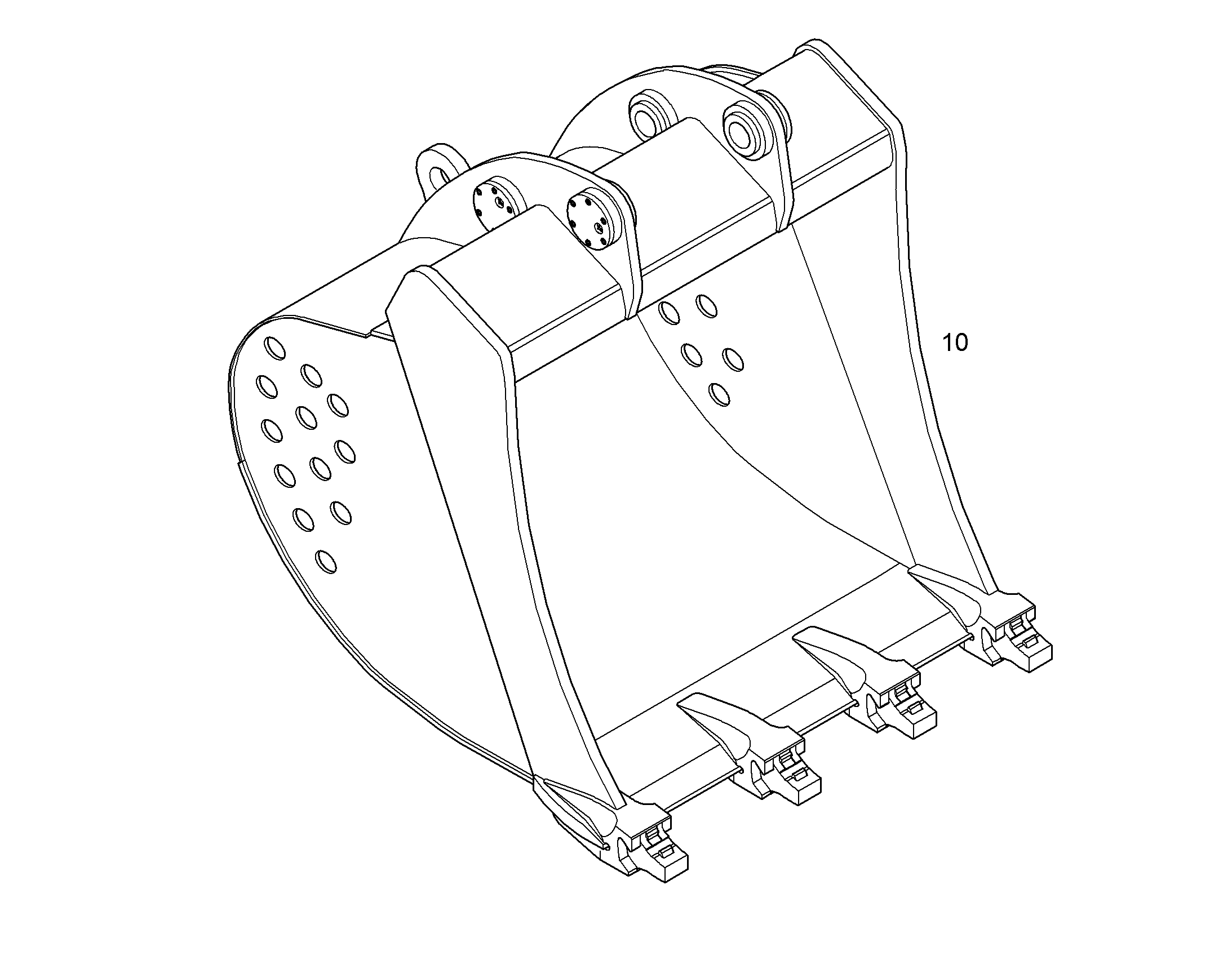 ЛОПАТА ОБРАТНАЯ 10083396 LIEBHERR