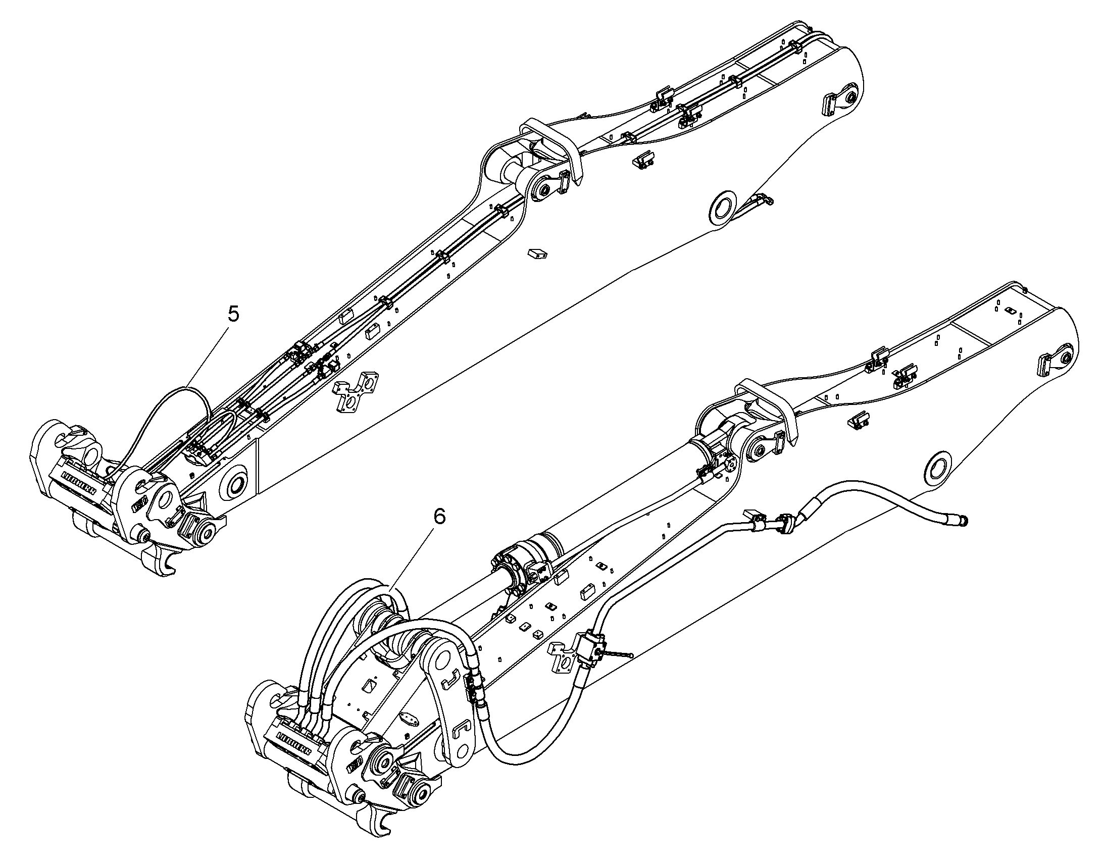 ПРОВОДКА ПРИВОД МЕХ. ПОВОРОТА 10073717 LIEBHERR