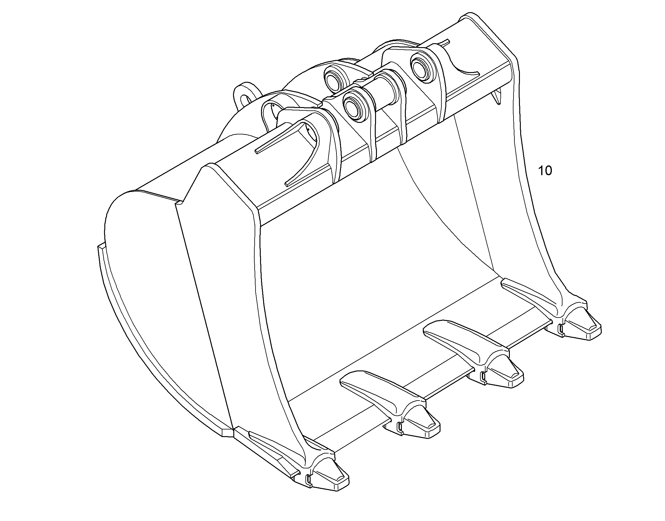 ЛОПАТА ОБРАТНАЯ 10084312 LIEBHERR
