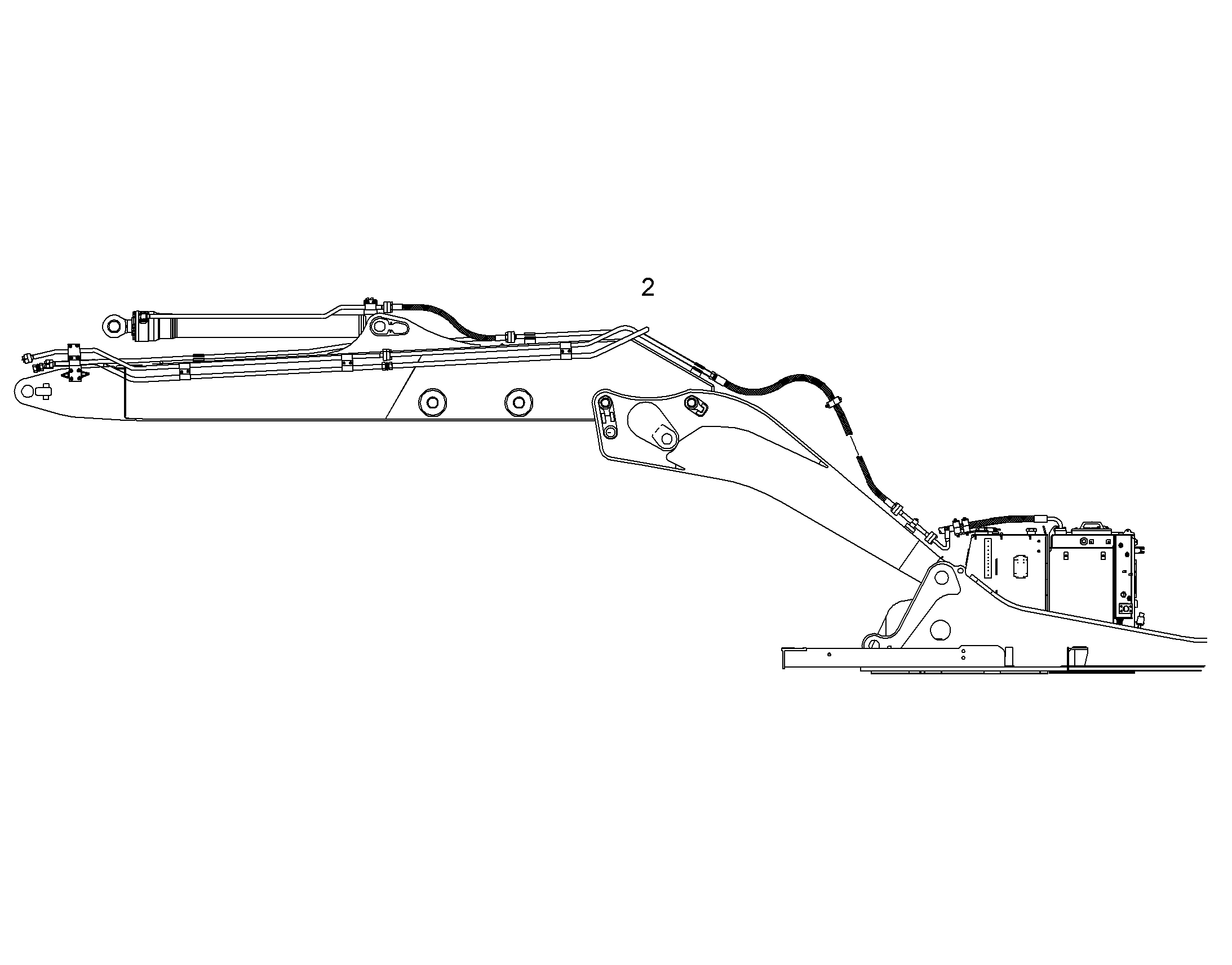 ПРОВОДКА МОНТАЖ AHS 10082343 LIEBHERR