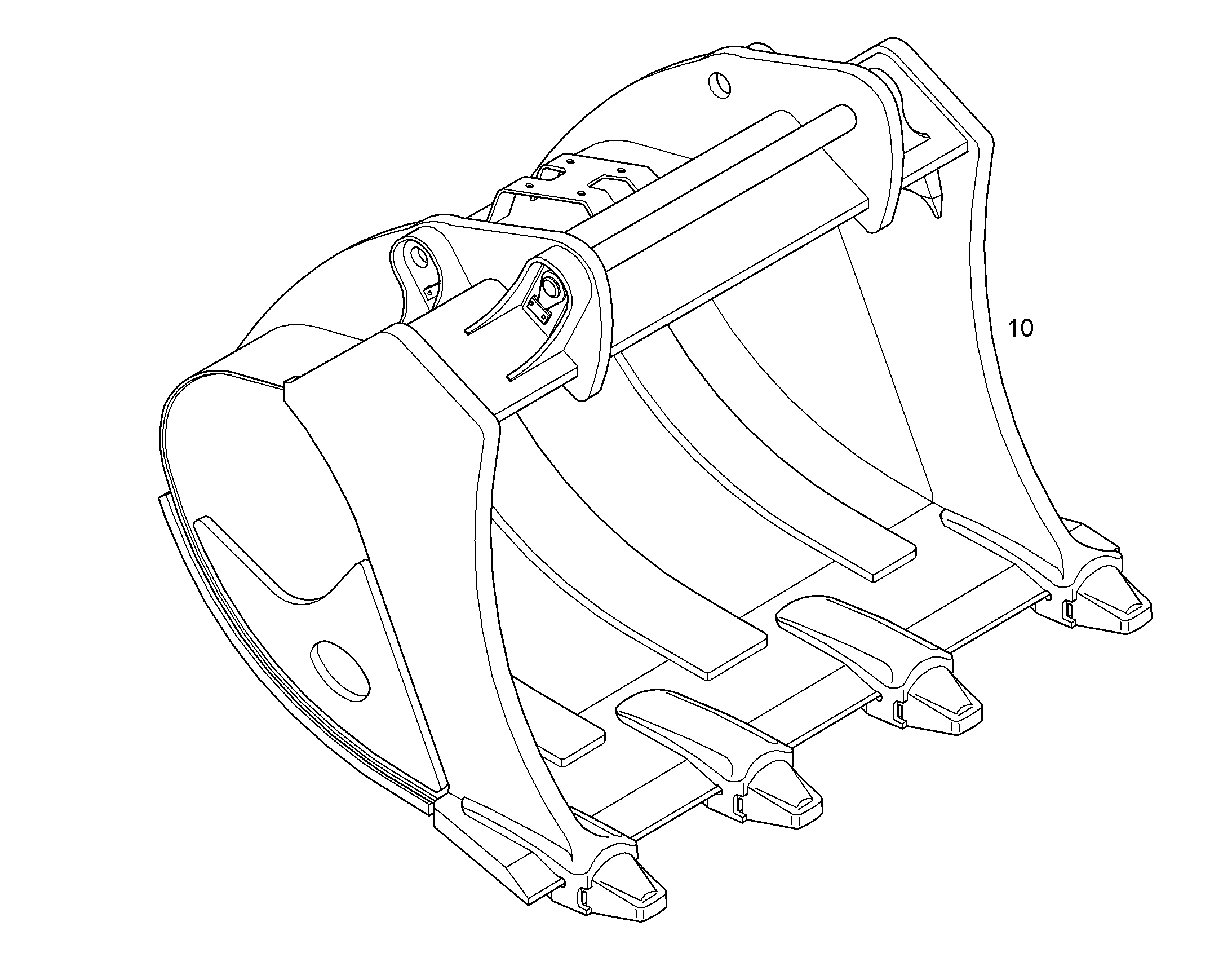 ЛОПАТА ОБРАТНАЯ HD 10083738 LIEBHERR
