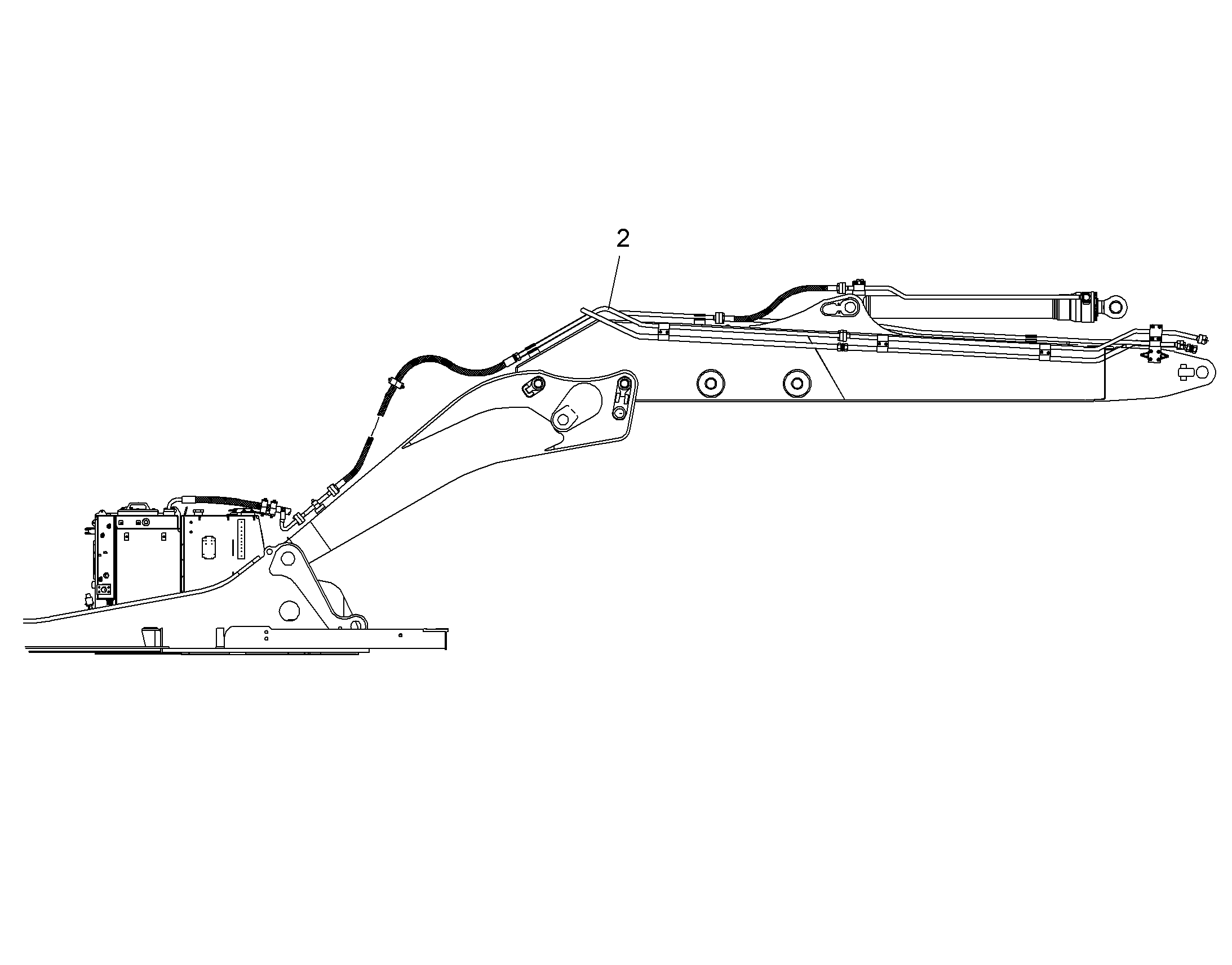 ПРОВОДКА МОНТАЖ AHS 10082345 LIEBHERR
