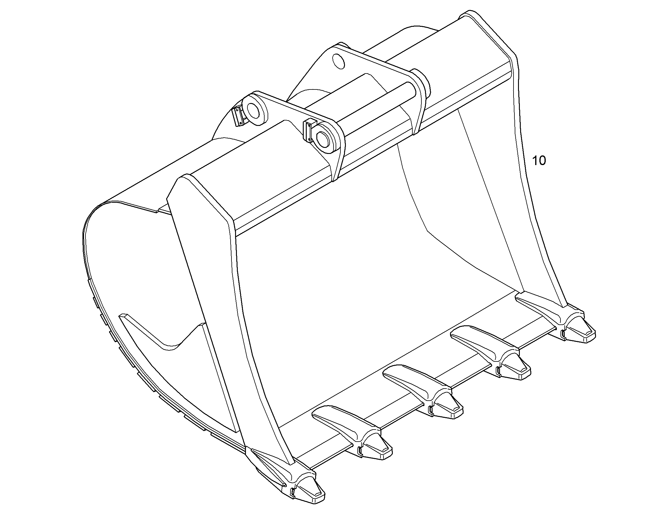 ЛОПАТА ОБРАТНАЯ HDL 10083318 LIEBHERR