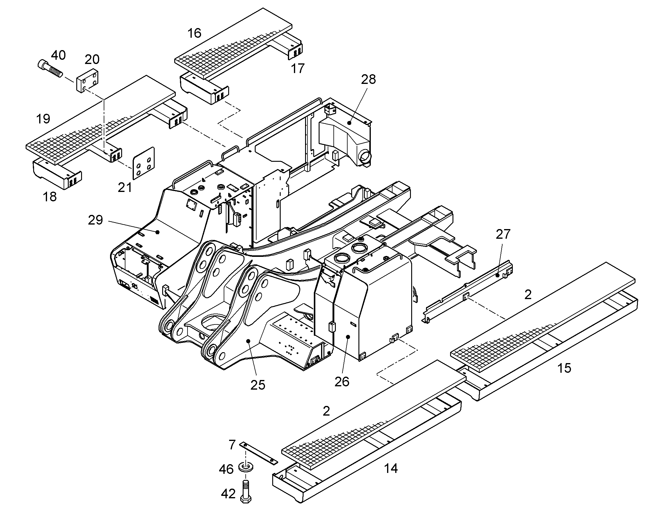 ПЕРЕОБОРУД. ПОВОР. ПЛАТФОРМЫ 10080287 LIEBHERR