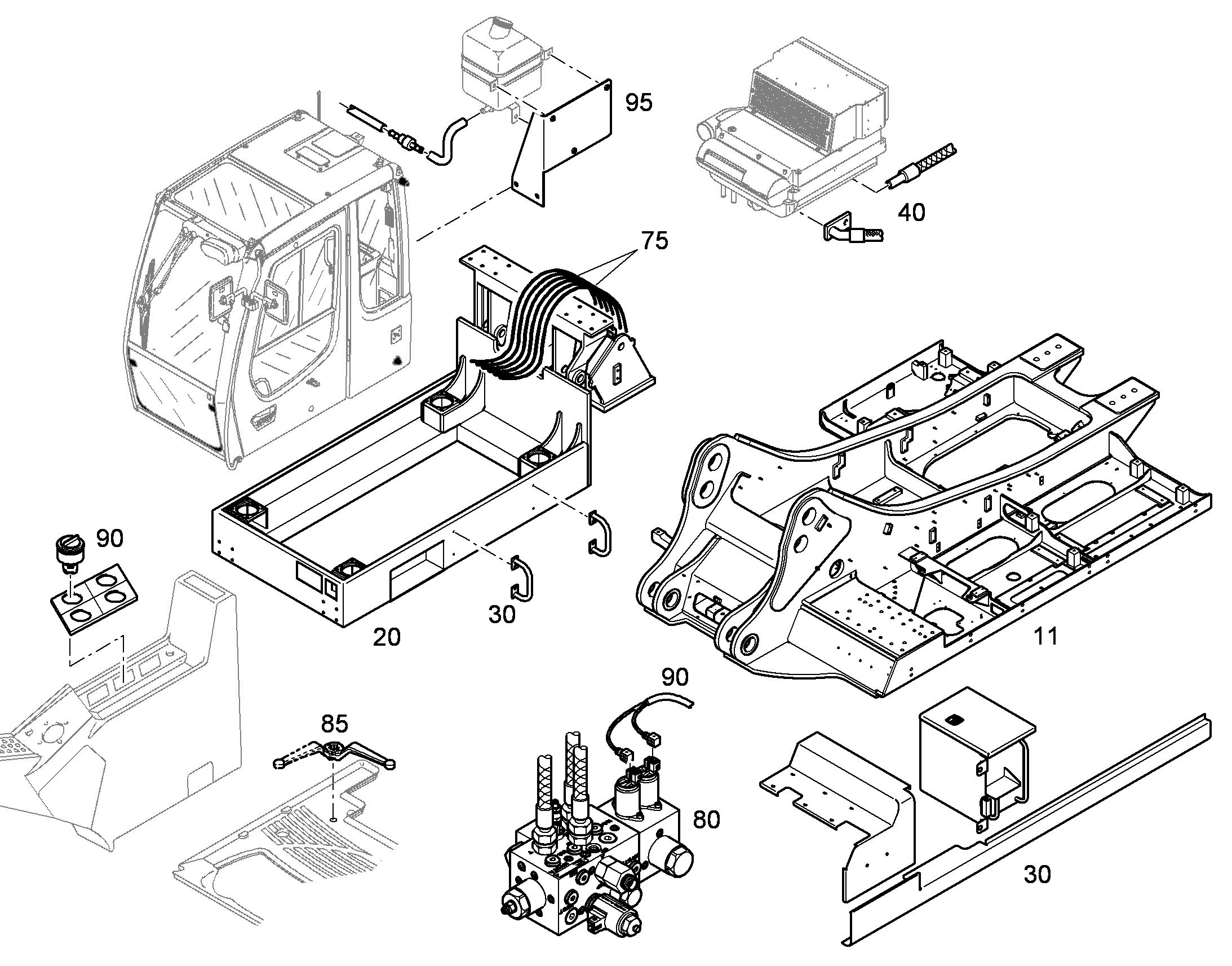 ПОВОРОТНАЯ ПЛАТФОРМА 10834883 LIEBHERR