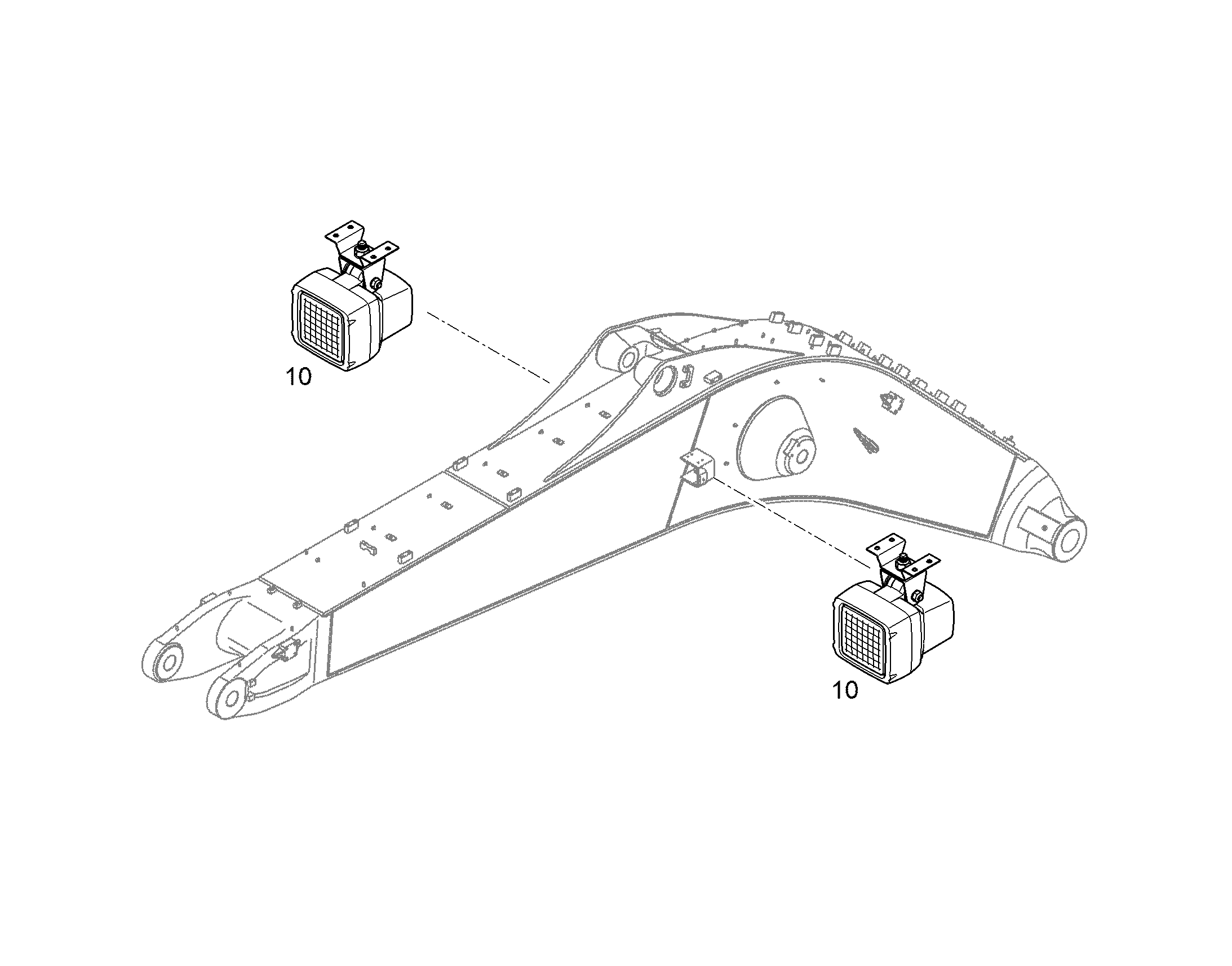 ПРОЖЕКТОР ДОПОЛНИТЕЛЬНЫЙ XENON 10403304 LIEBHERR