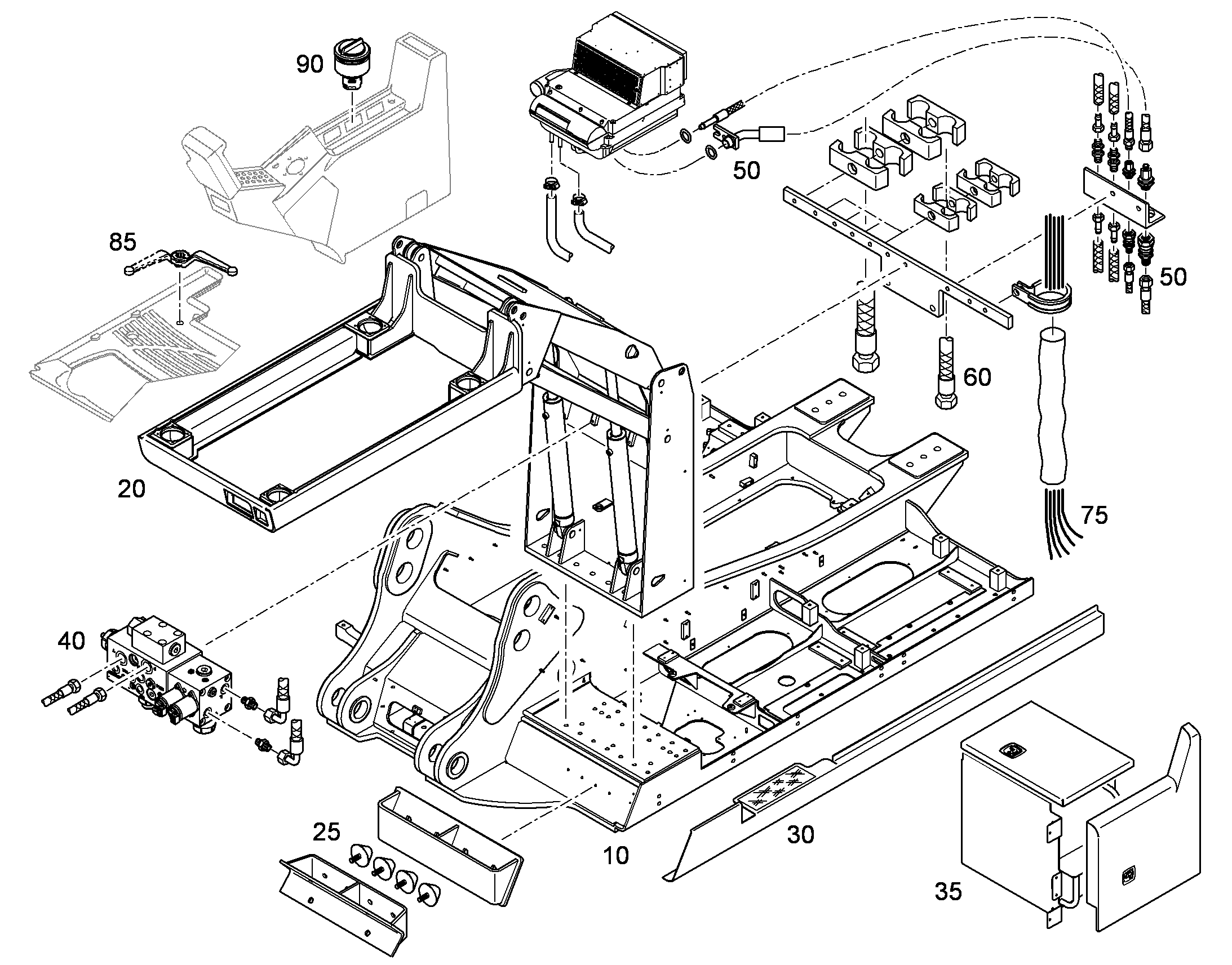 КОМПЛЕКТУЮЩИЕ ДЕТАЛИ 10084625 LIEBHERR