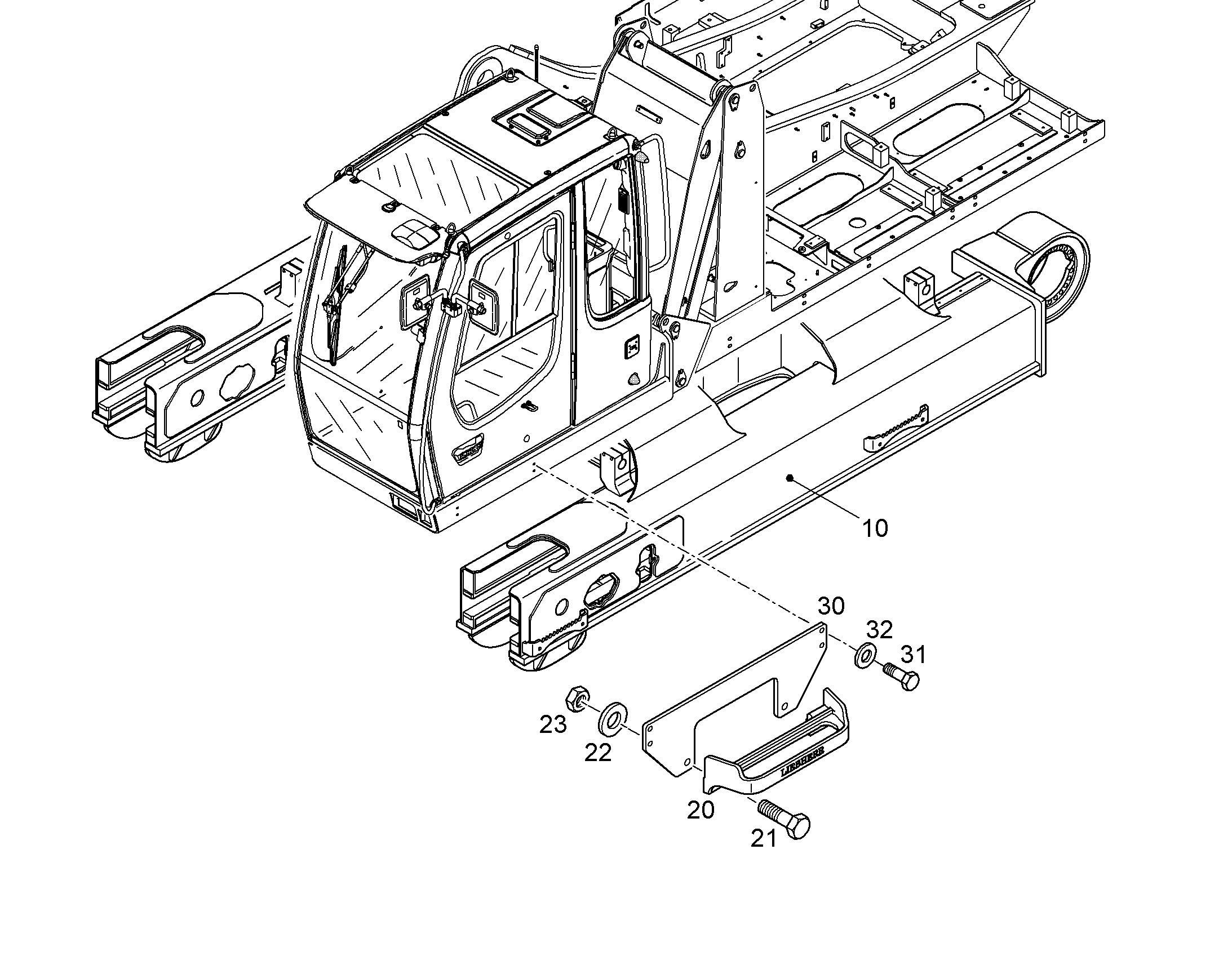 ДЕРЖАТЕЛЬ 10084482 LIEBHERR