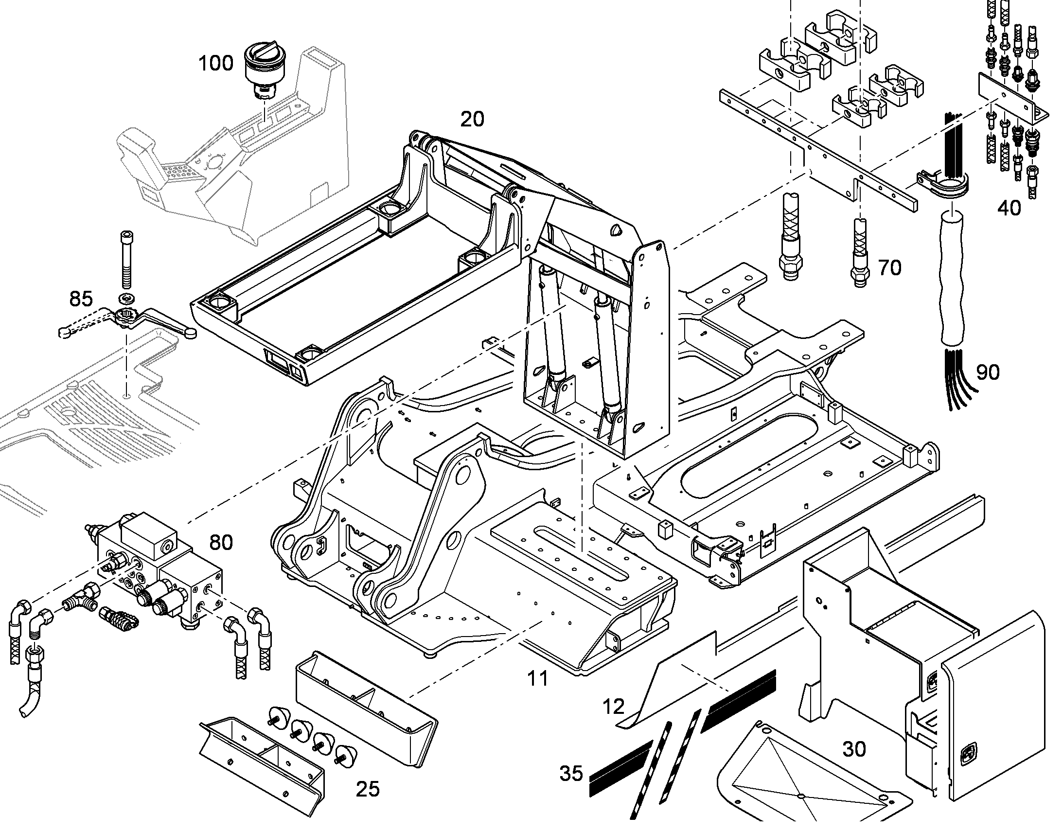 ШЛАНГИ ОТОПЛЕНИЯ, КОНДИЦИОНЕРА 10087398 LIEBHERR