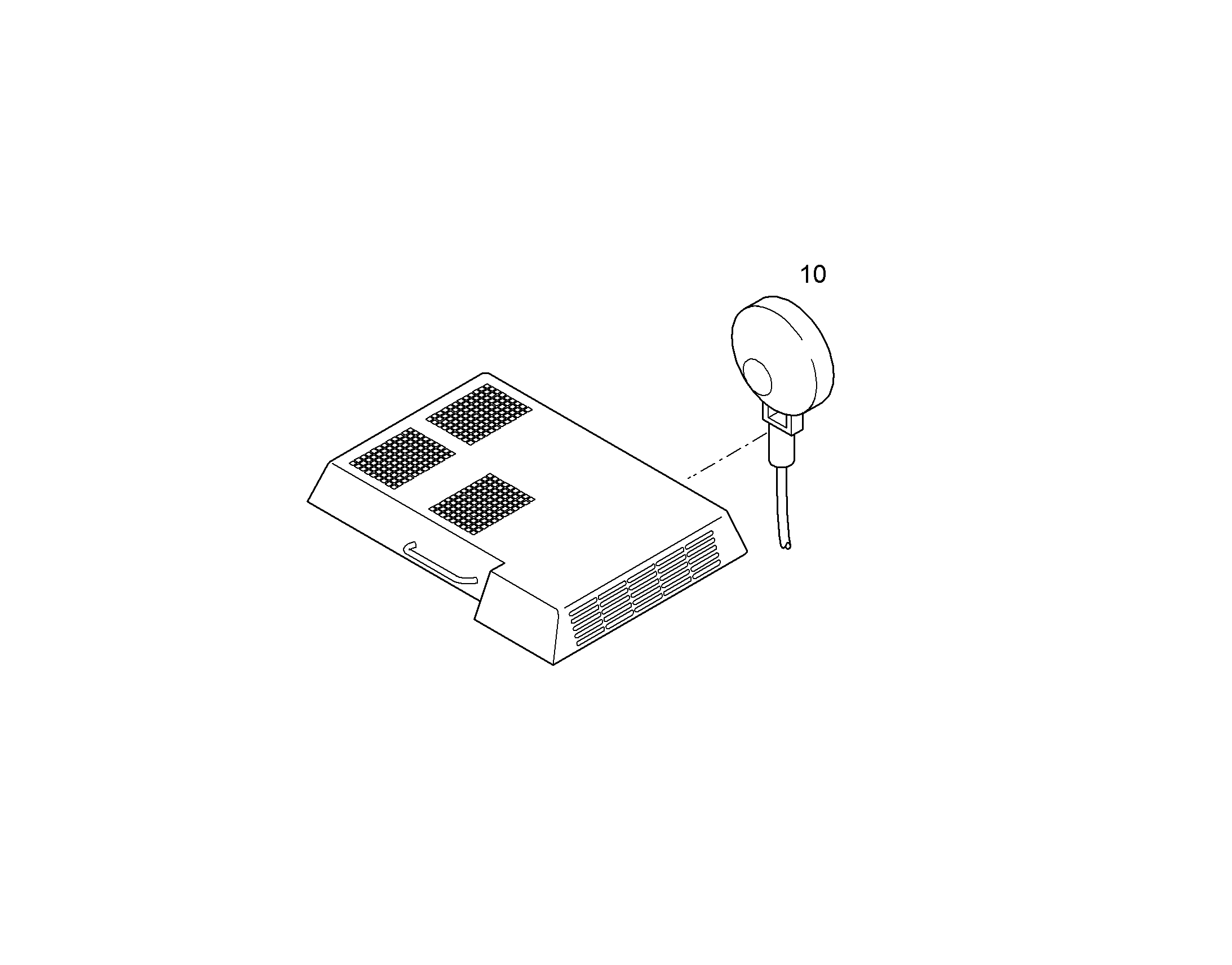 ПРОЖЕКТОР НА КАПОТЕ ДВИГАТ. 10090302 LIEBHERR
