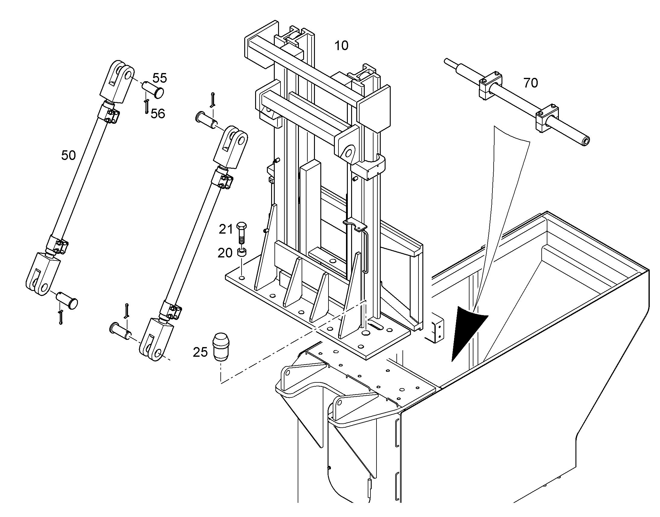 ЗАМОК СТЯЖНОЙ 10089981 LIEBHERR