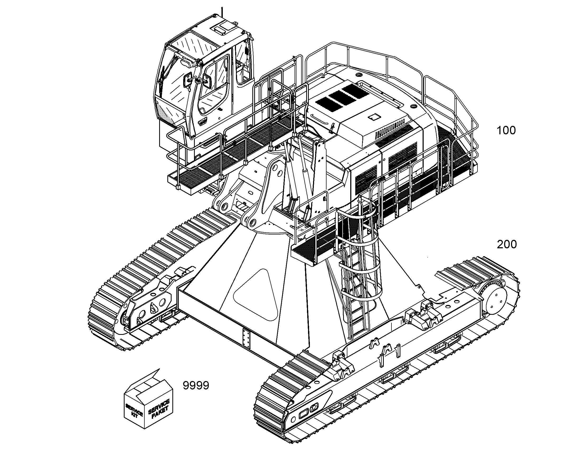 ШАССИ, КОМПЛЕКТ 10065720 LIEBHERR