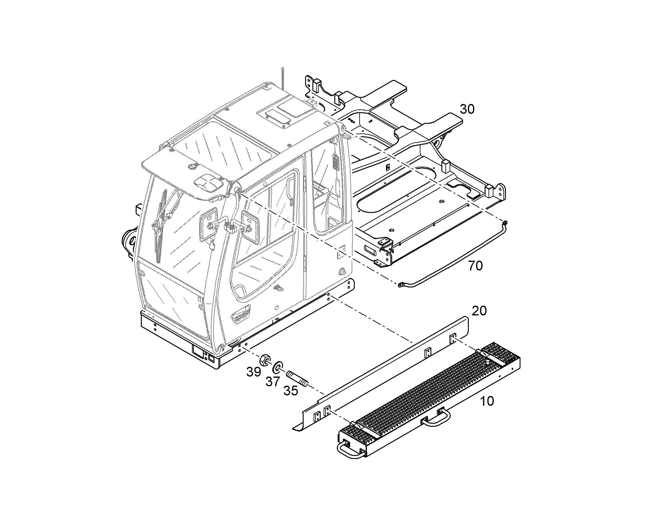 ПЕРЕОБОРУД. ПОВОР. ПЛАТФОРМЫ 10369308 LIEBHERR