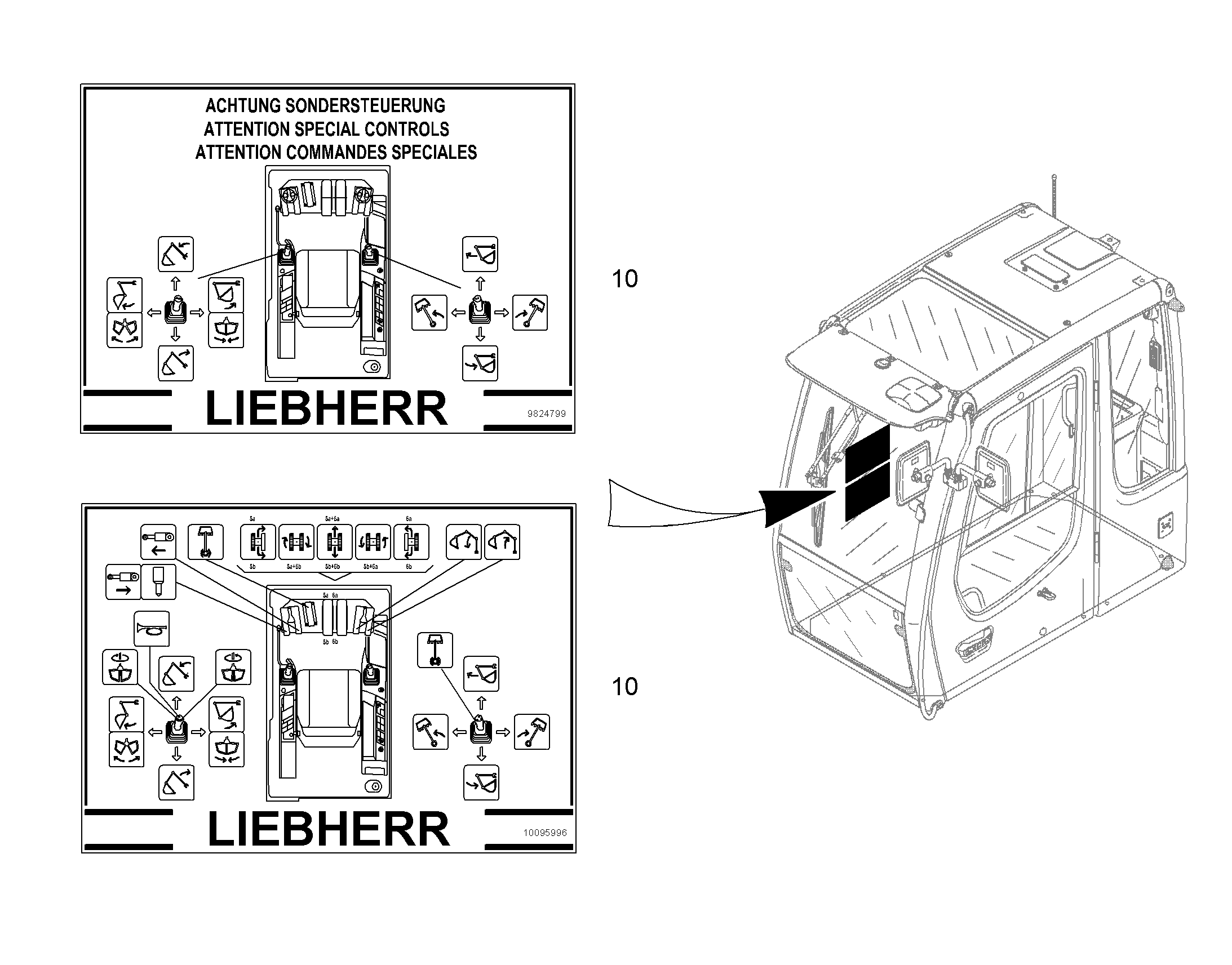 ДОП.-ДОПОЛНИТЕЛЬНОЕ УПРАВЛ. 10095885 LIEBHERR