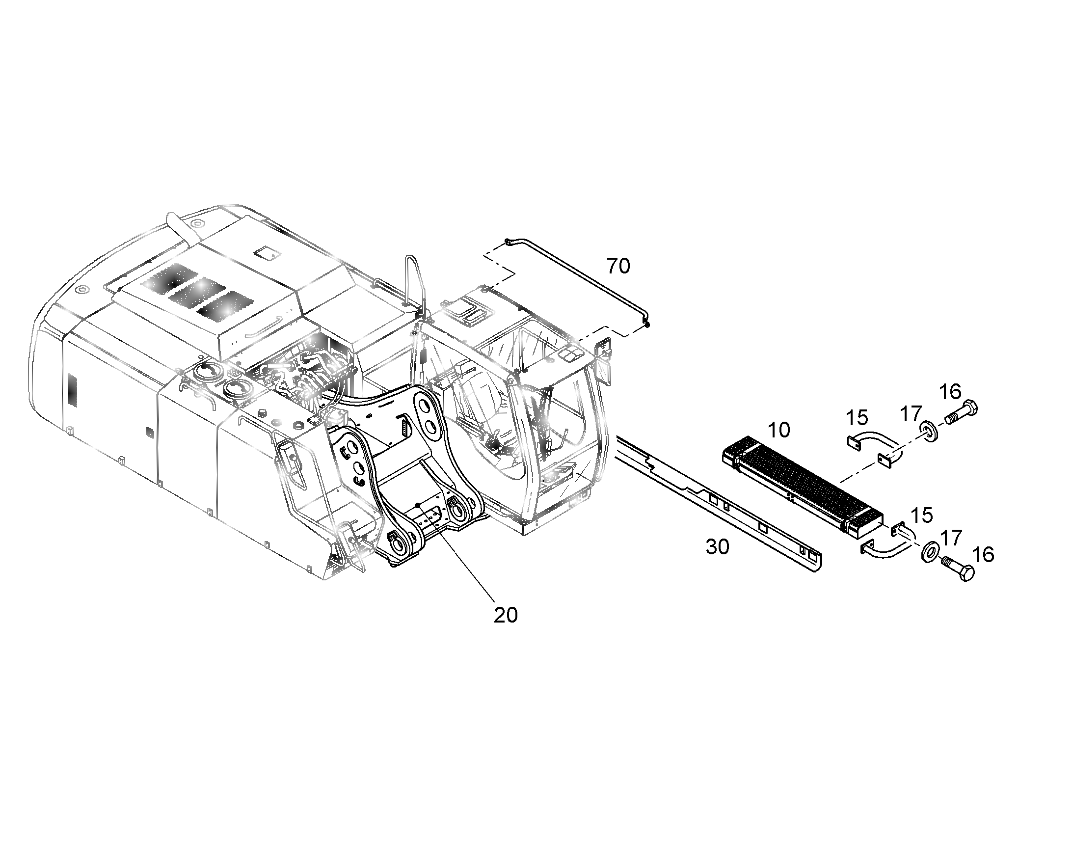 ПЕРЕОБОРУД. ПОВОР. ПЛАТФОРМЫ 10096008 LIEBHERR