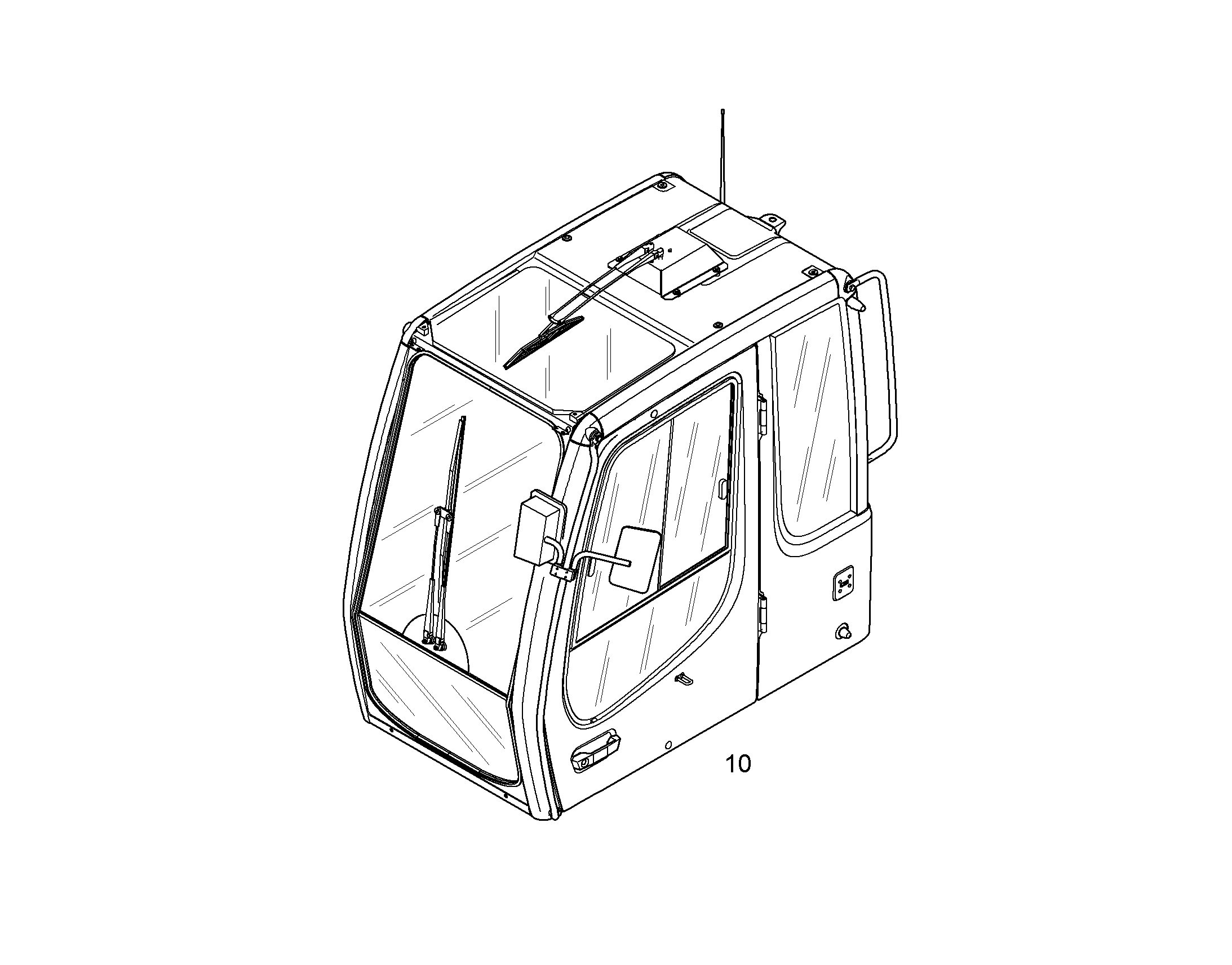 КАБИНА СПЕЦИАЛЬНАЯ 10096171 LIEBHERR