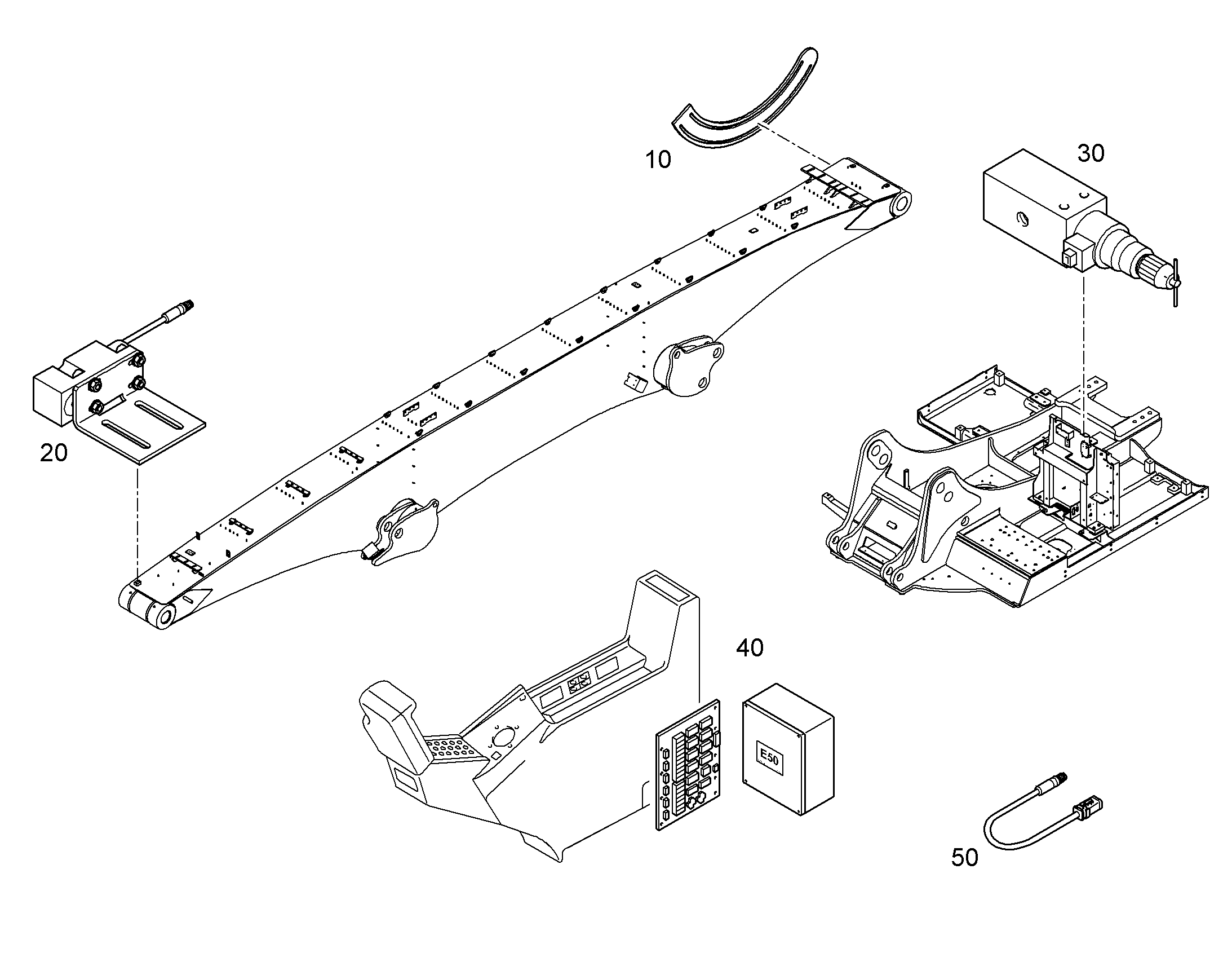 ЭЛЕМЕНТЫ МОНТАЖНЫЕ 9610289 LIEBHERR
