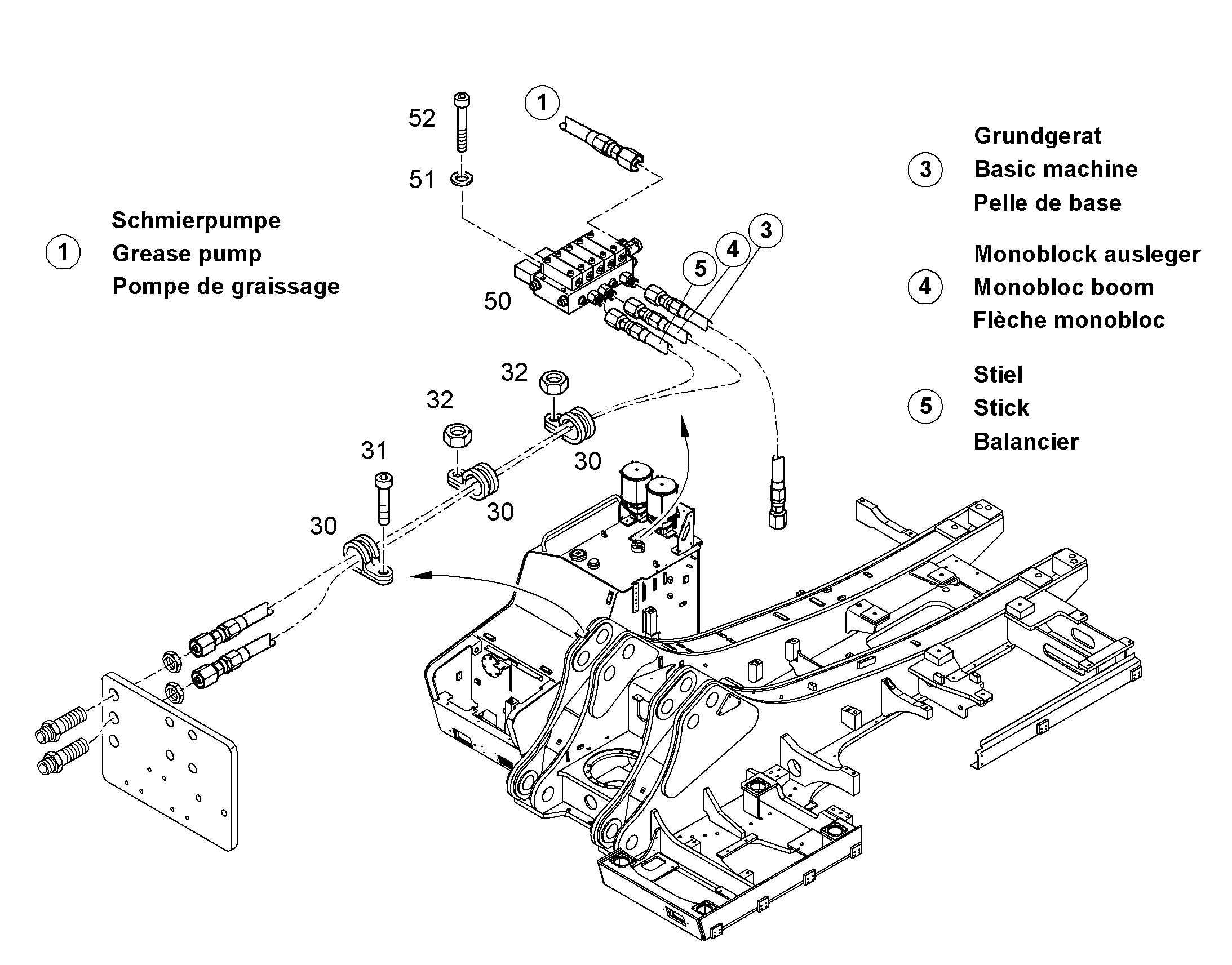 РАСПРЕДЕЛИТЕЛЬ SXE-2 5/4 10293022 LIEBHERR
