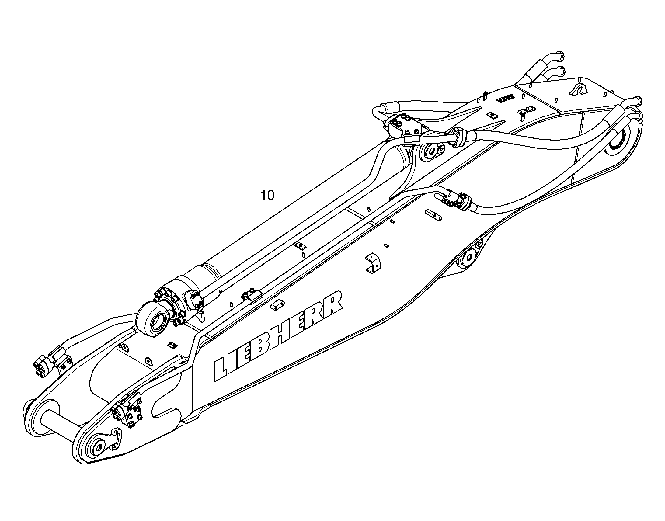 СТРЕЛА ГИДРАВЛ. ПЕРЕДВИЖНАЯ 4,00M 10085967 LIEBHERR