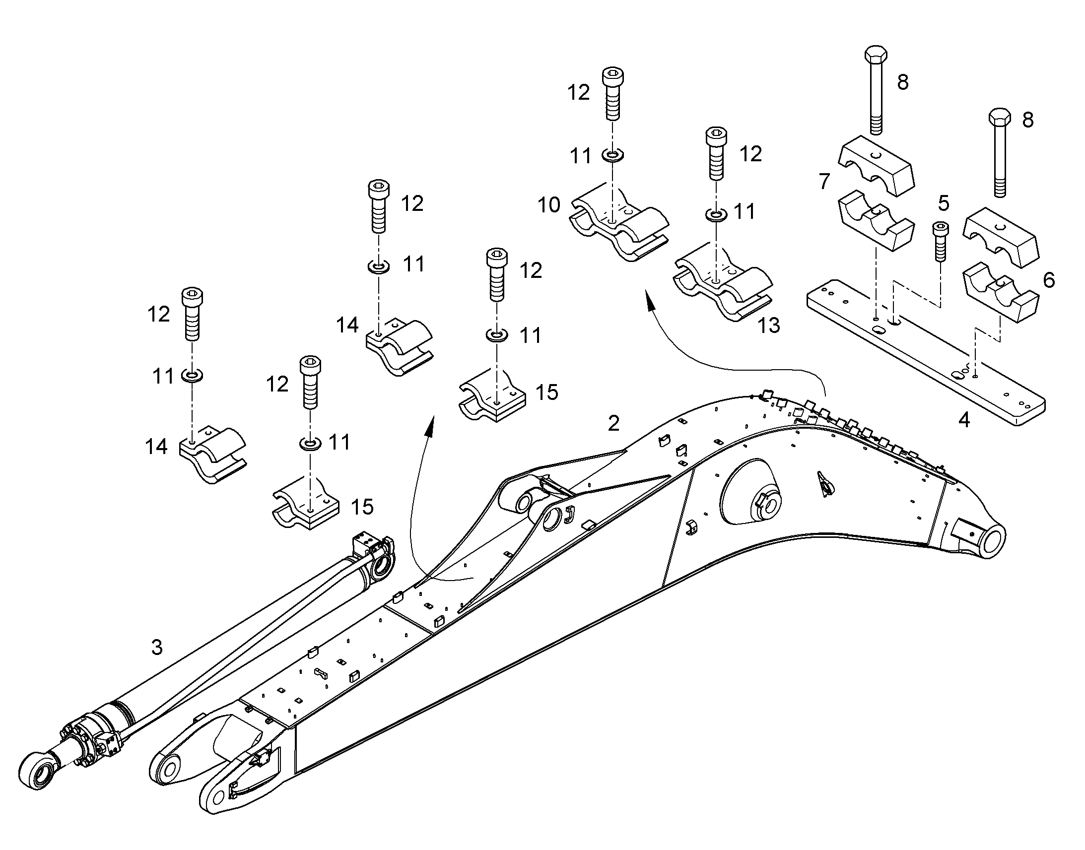 ПРОВОДКА МОНТАЖ AHS 10093785 LIEBHERR
