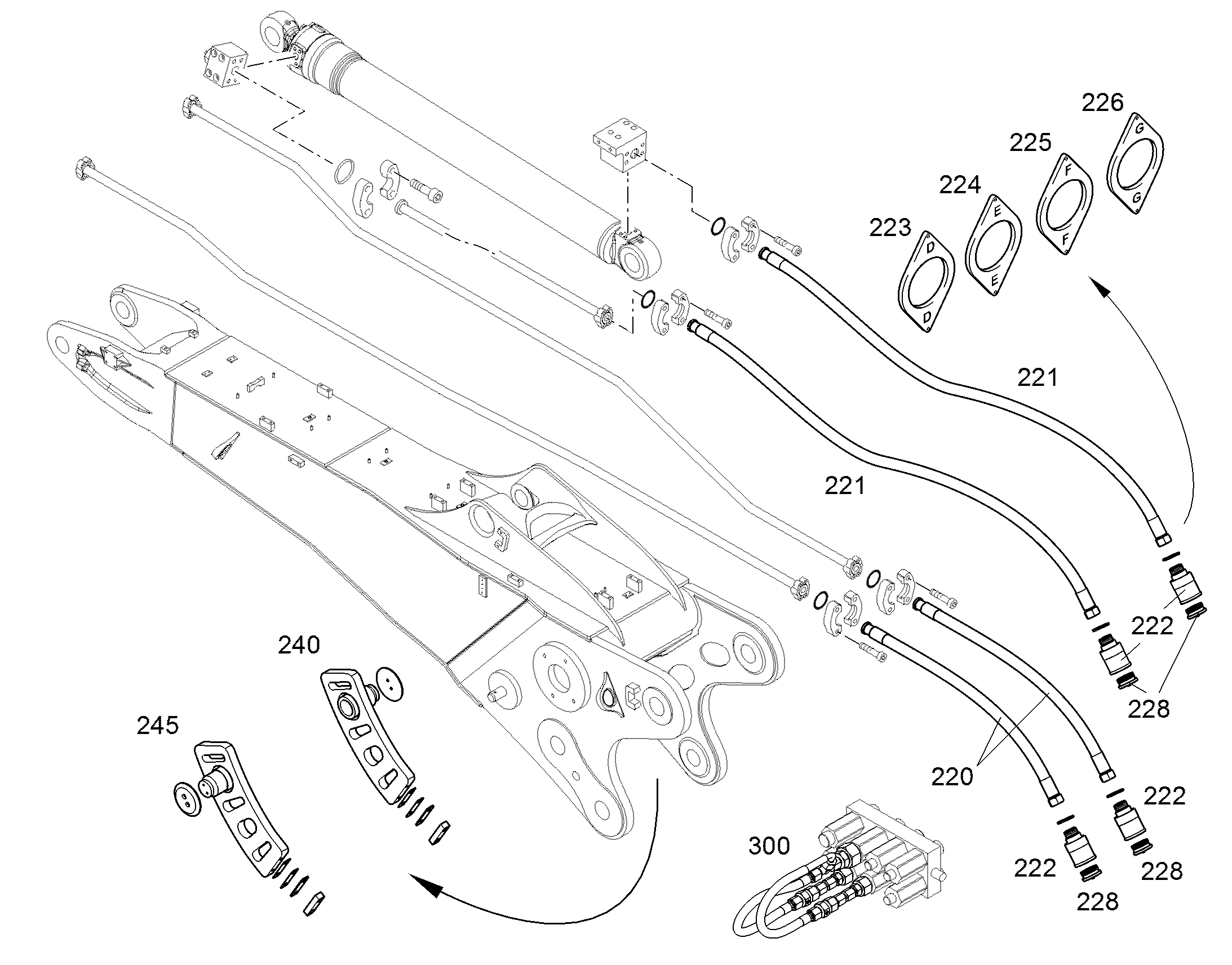 ШЛАНГ 32X3000 10475625 LIEBHERR
